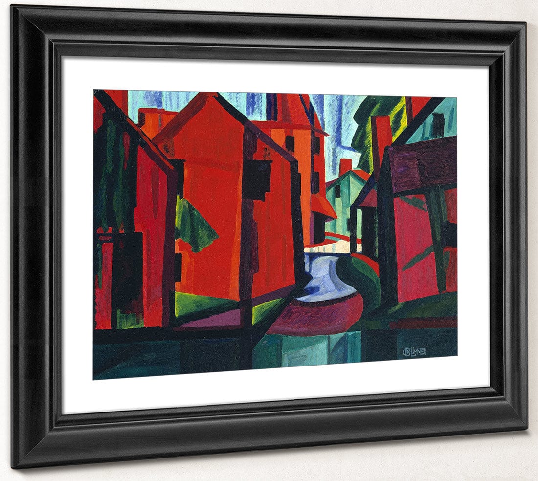Little Falls, New Jersey By Oscar Bluemner - Image 2