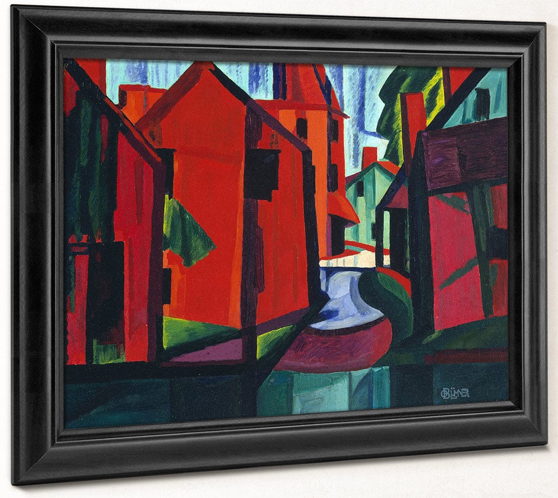 Little Falls, New Jersey By Oscar Bluemner - Image 6
