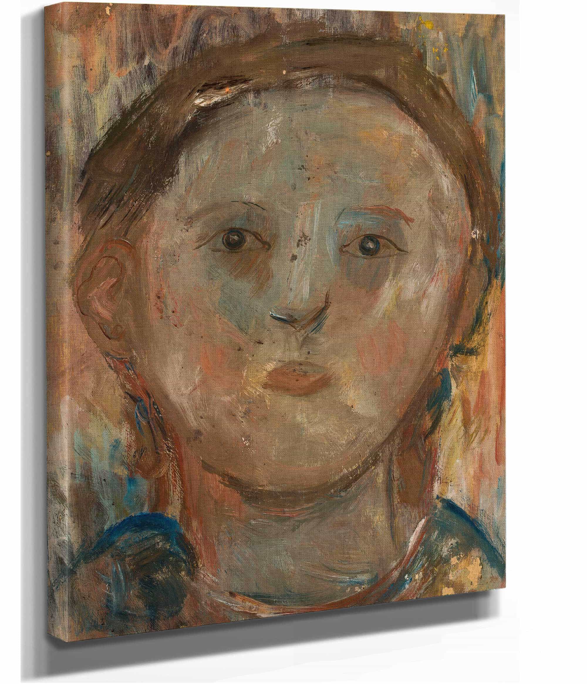 Little Girls Head by Tadeusz Makowski - Image 2