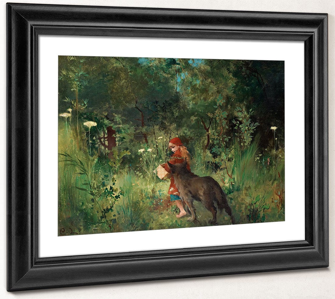 Little Red Riding Hood By Carl Larsson - Image 4