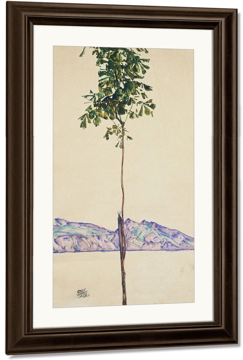 Little Tree (Chestnut Tree At Lake Constance) By Egon Schiele - Image 3