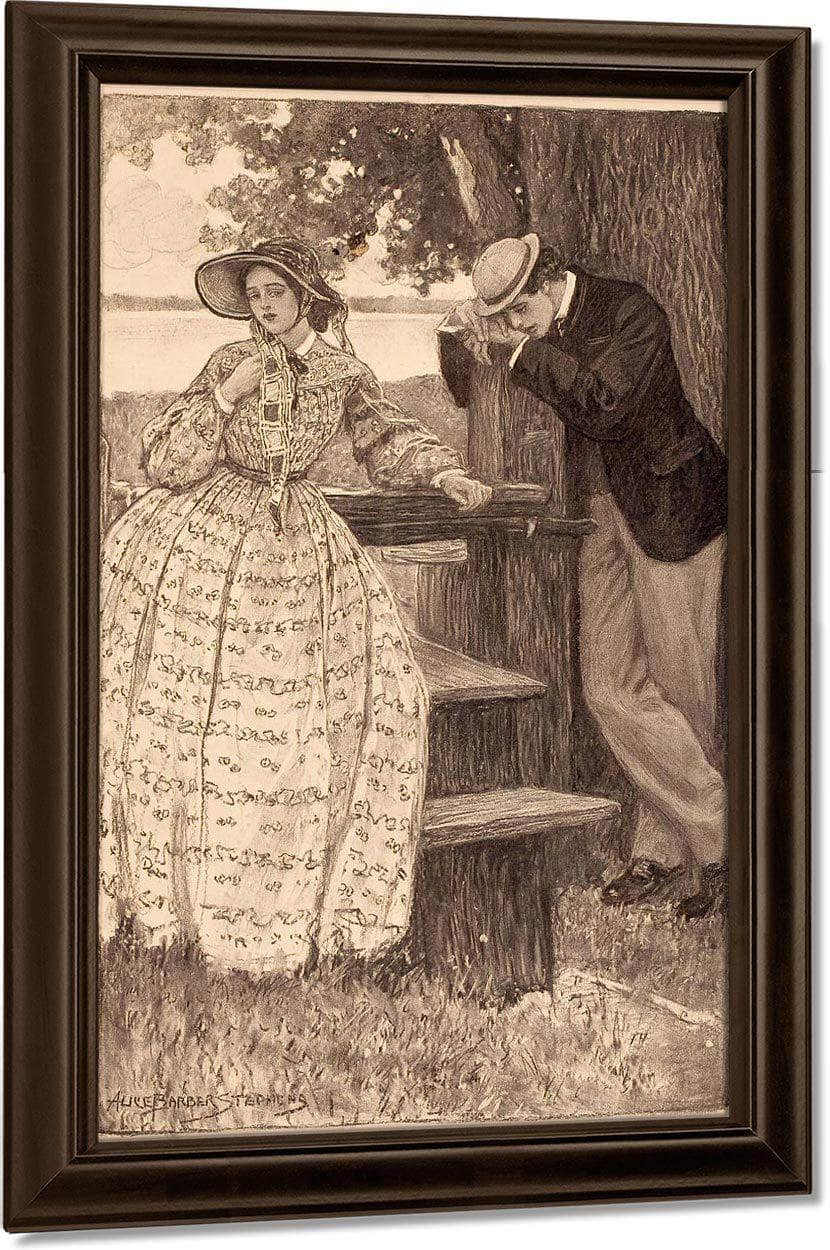 Little Women Story Illustration By Alice Barber Stephens - Image 5