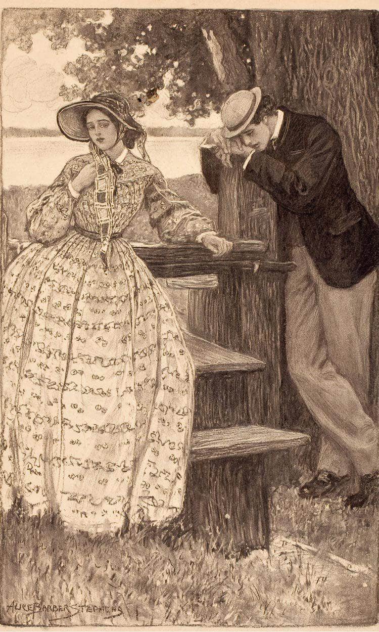 Little Women Story Illustration By Alice Barber Stephens - Image 6
