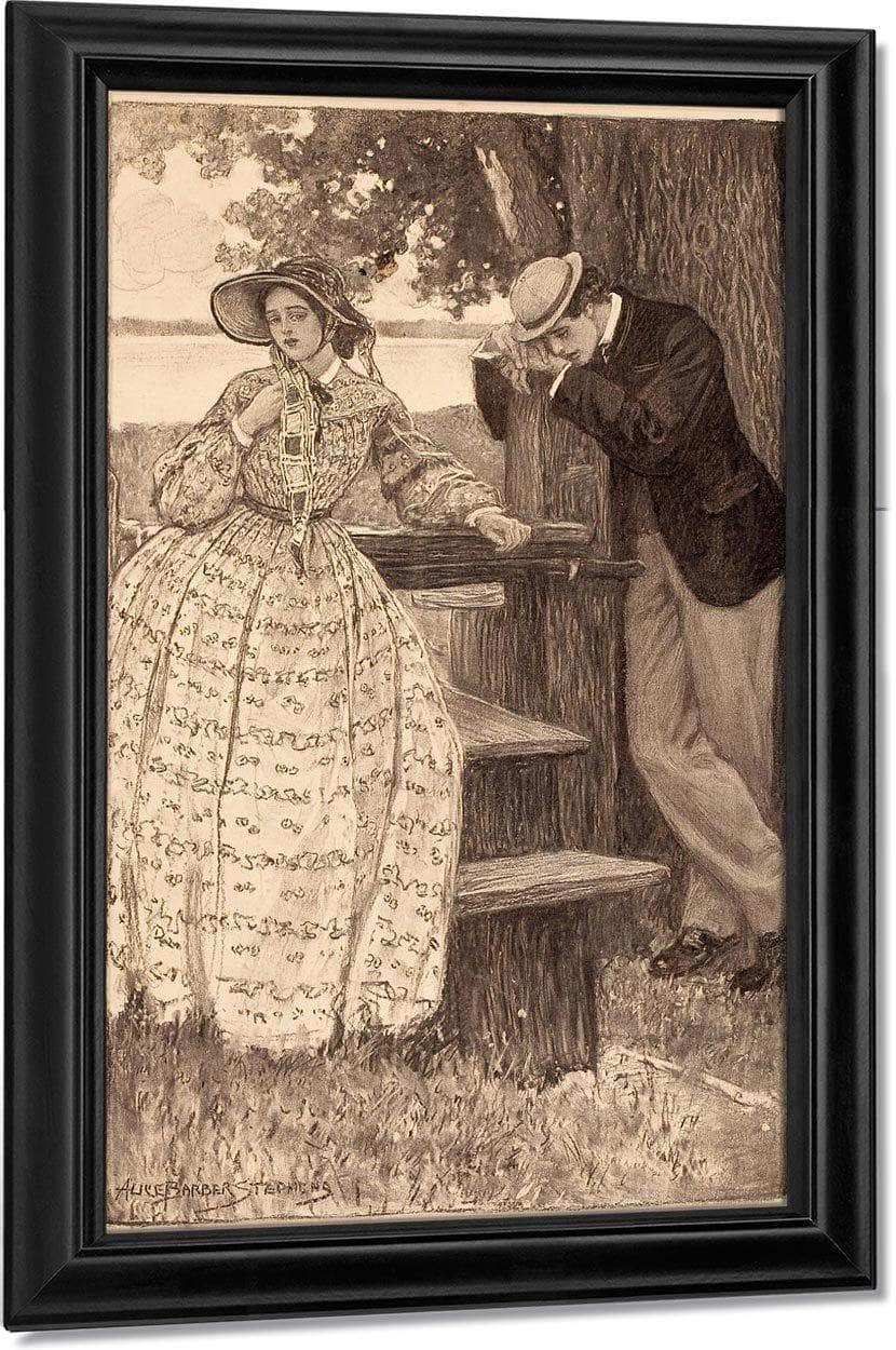 Little Women Story Illustration By Alice Barber Stephens - Image 7
