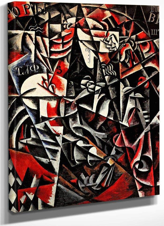 Traveling Woman By Liubov Popova