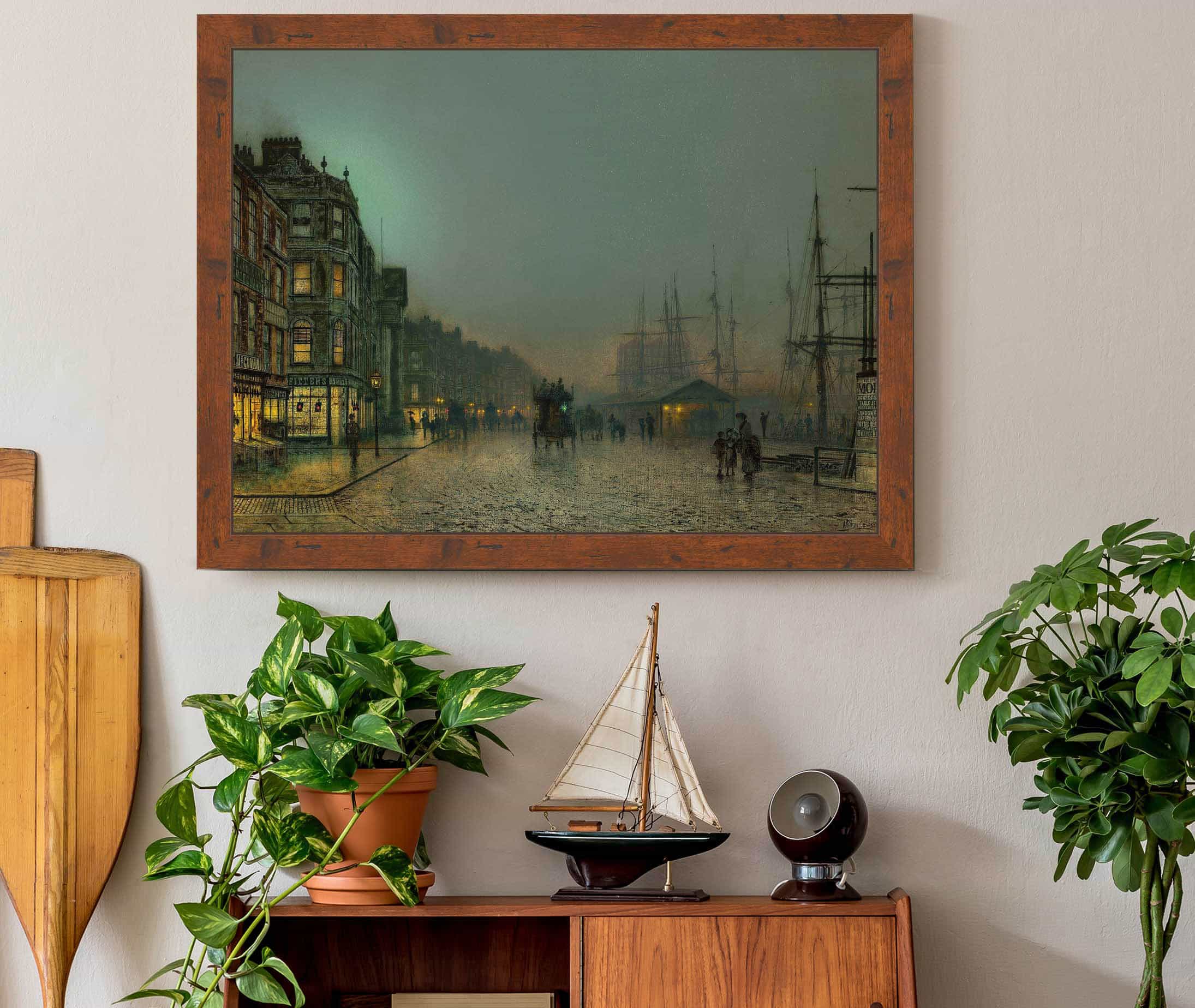Liverpool Lights by John Atkinson Grimshaw - Image 3