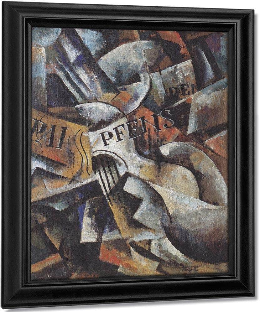 Ljubow Popowa   Stillleben Mit Gitarre 1914 1915 65X46Cm Galerie Gmurzinska Koln By Liubov Popova - Image 7