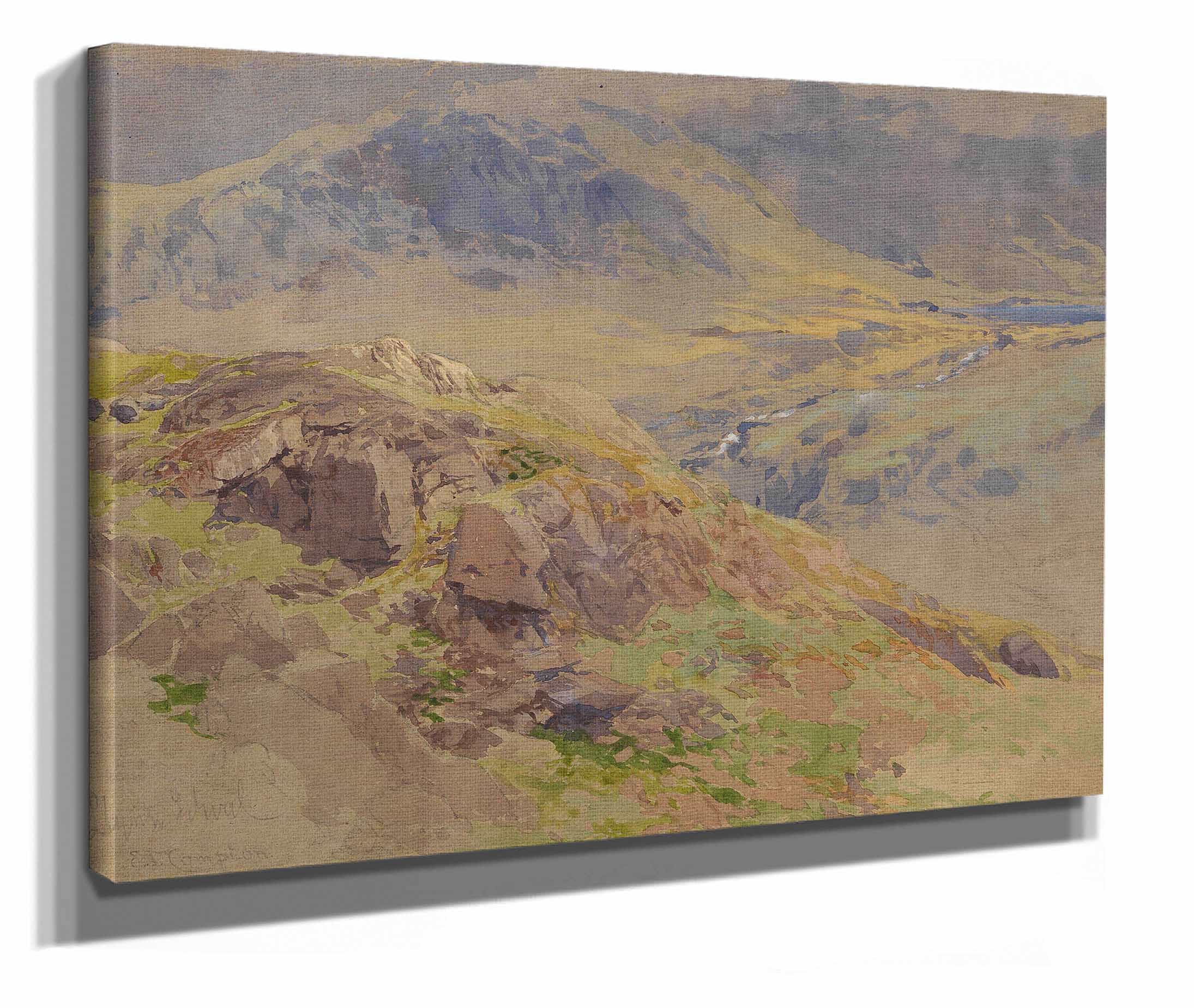 Llyn Idwal Nordwales by Edward Theodore Compton