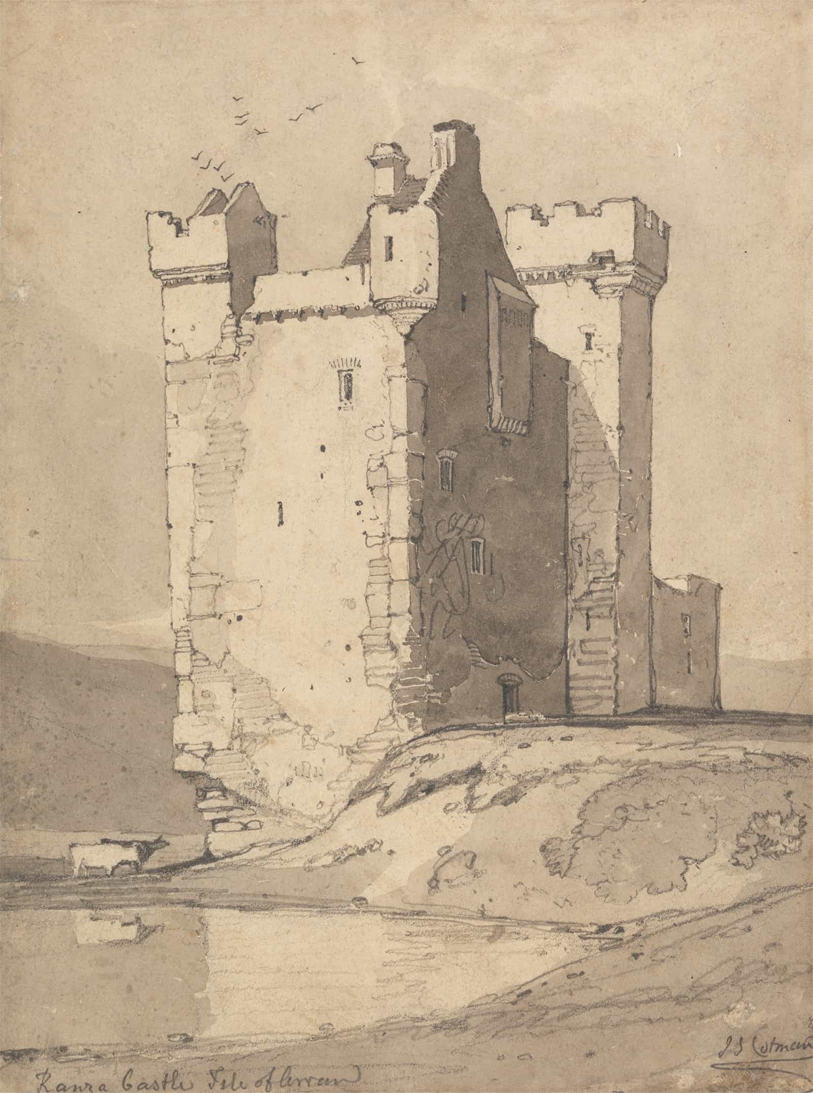 Loch Ranza Castle Isle Of Arran Scotland by John Sell Cotman - Image 2