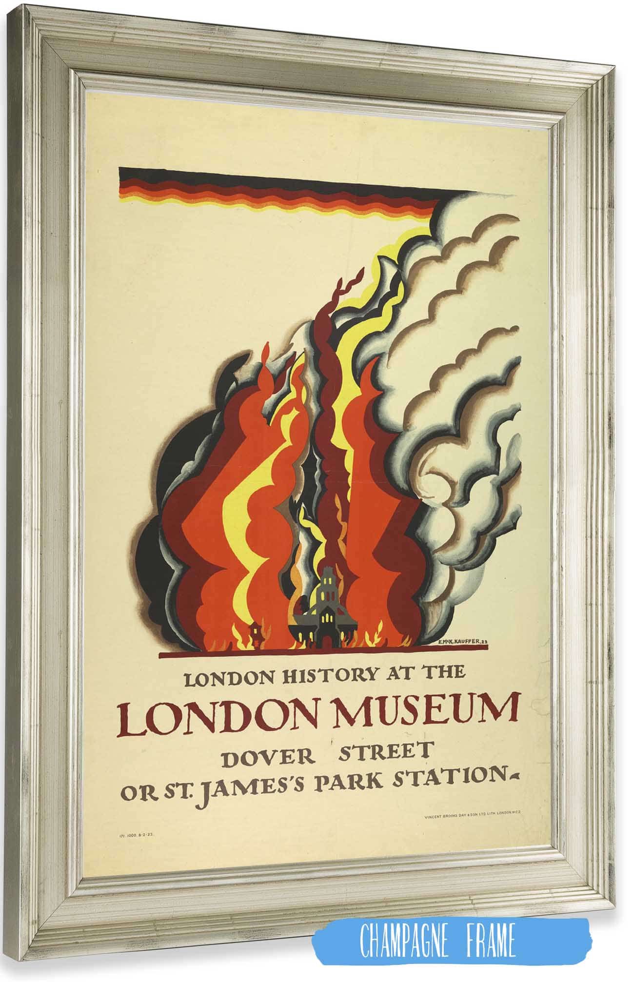 London History At The London Museum For London Underground by Edward Mcknight Kauffer