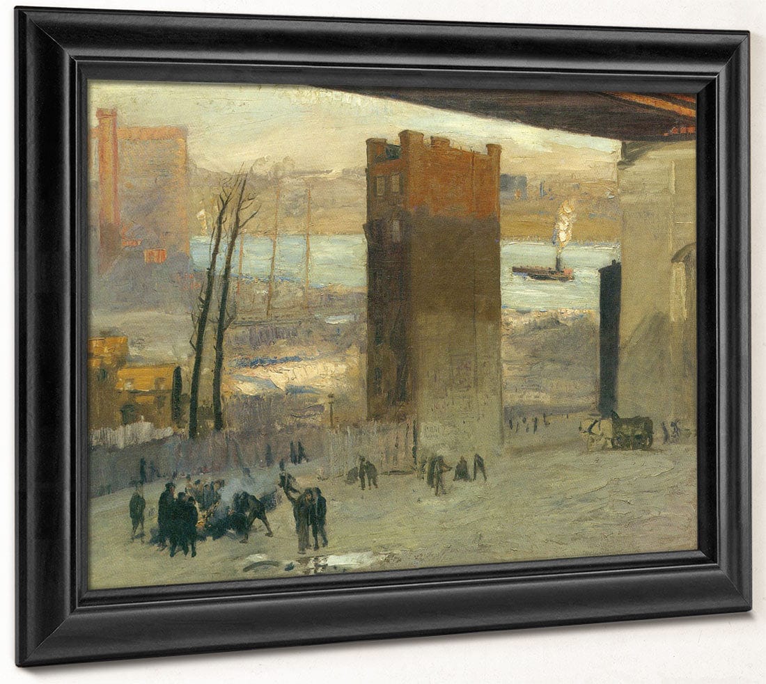 Lone Tenement 1909 By George Bellows - Image 8