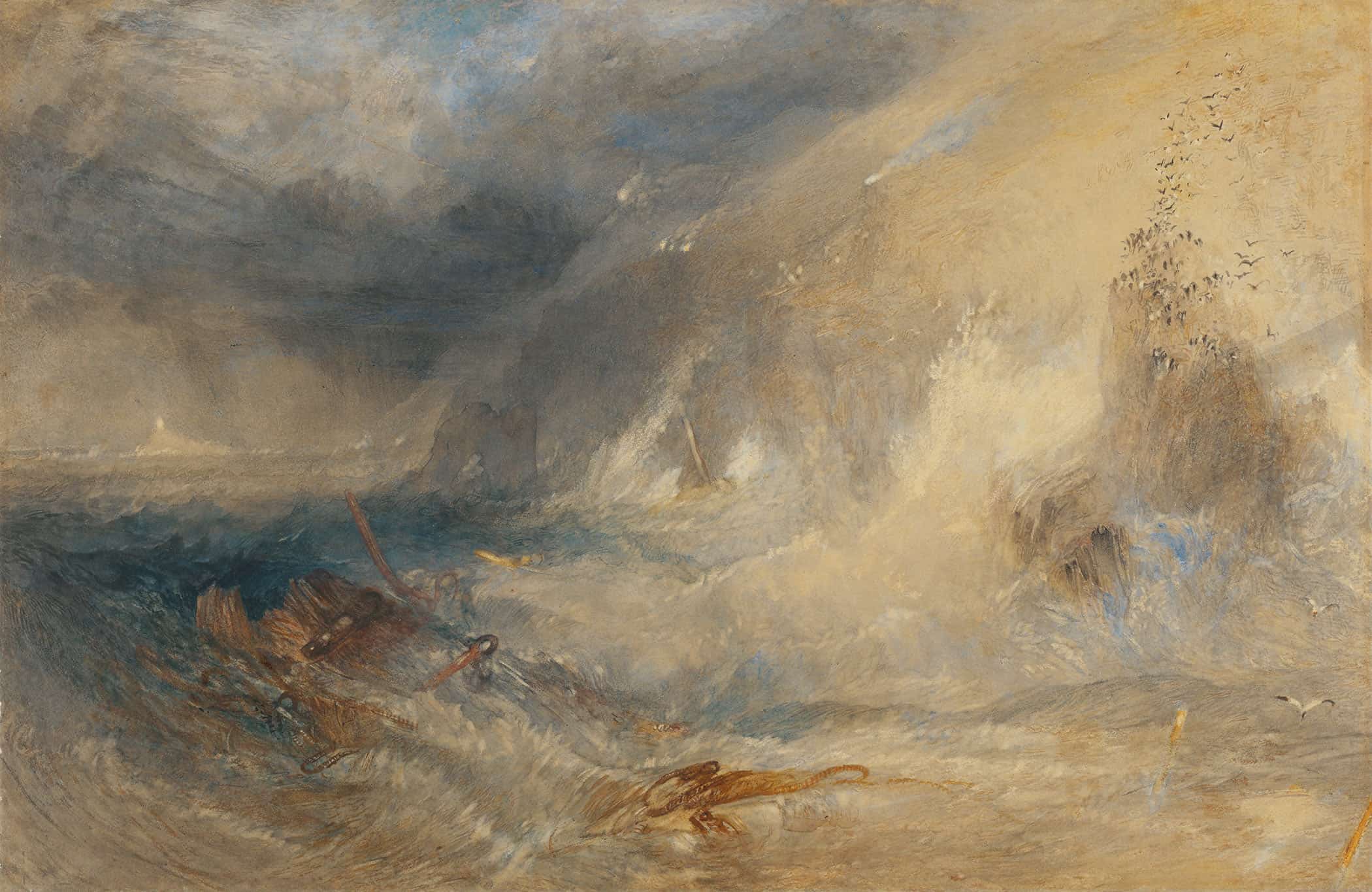 Long Ships Lighthouse Lands End About by Joseph Mallord William Turner - Image 2