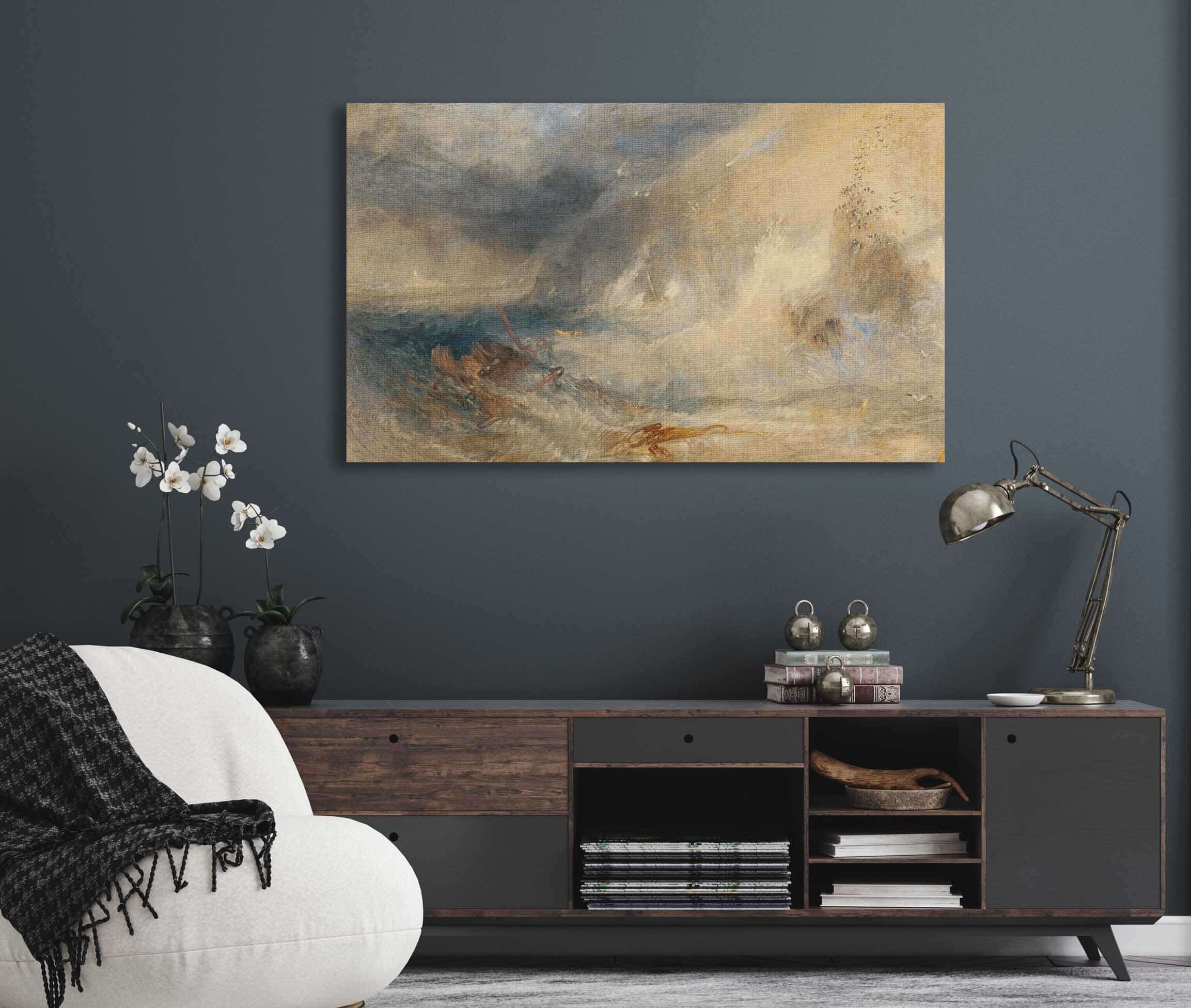 Long Ships Lighthouse Lands End About by Joseph Mallord William Turner - Image 5