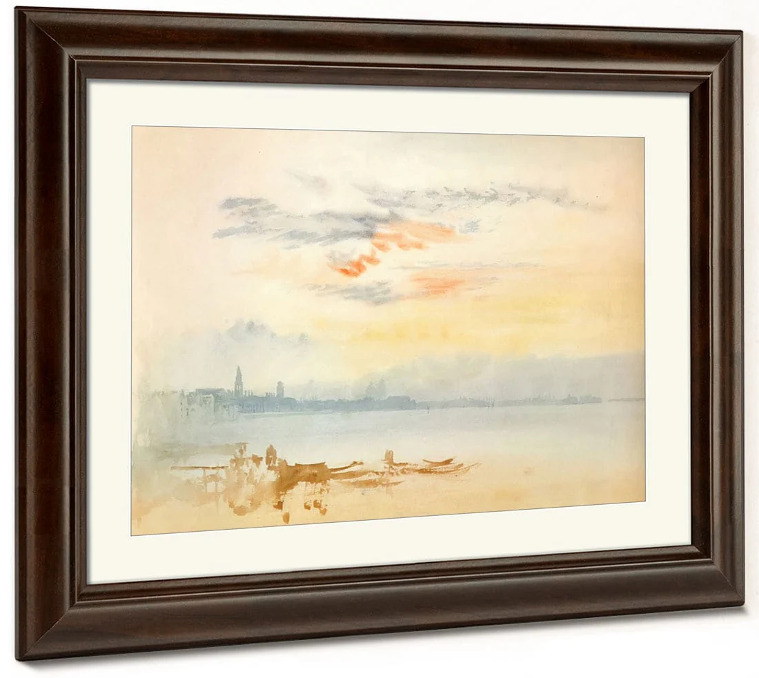 Looking East From The Giudecca Sunrise 1819 By Jwm Turner - Image 5