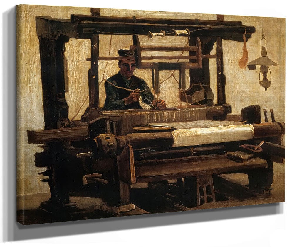 Loom With Weaver By Vincent Van Gogh