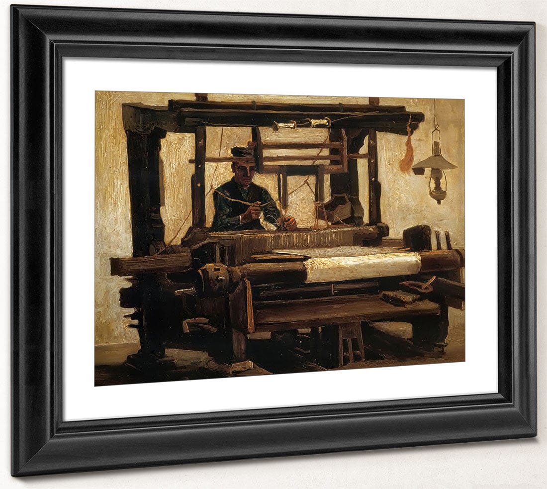 Loom With Weaver By Vincent Van Gogh - Image 4