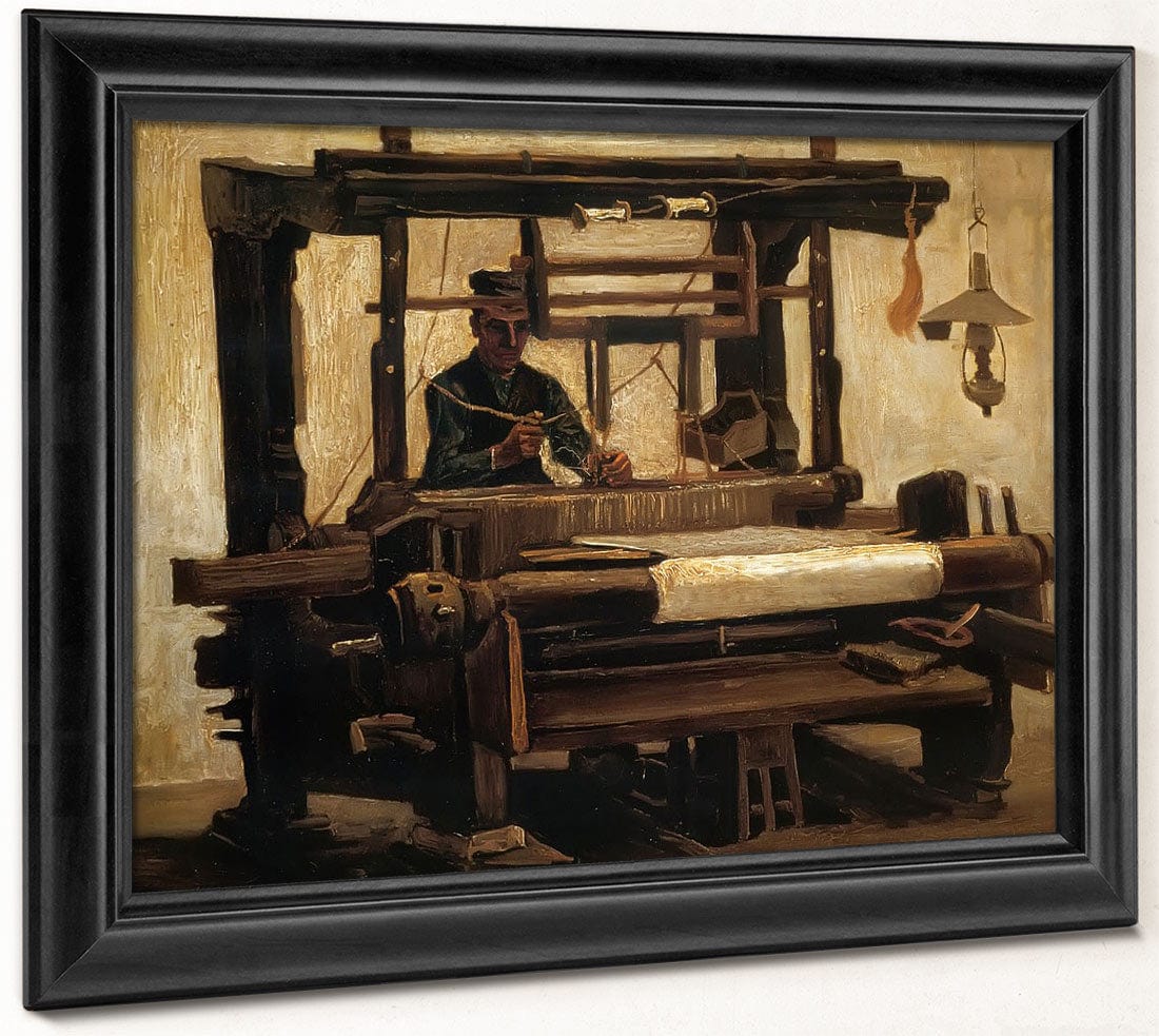 Loom With Weaver By Vincent Van Gogh - Image 8