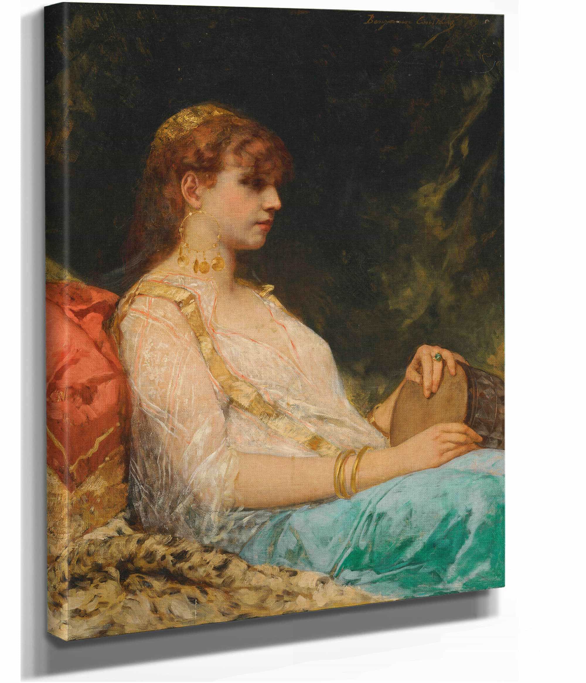 Lorientale Au Tambour by Jean Joseph Benjamin Constant