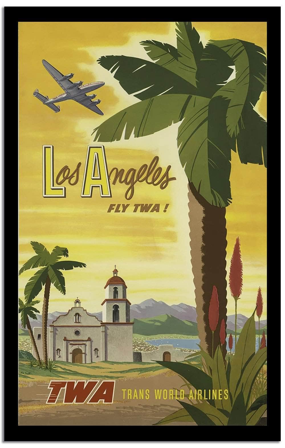 Los Angeles Vintage Posterb - Image 2