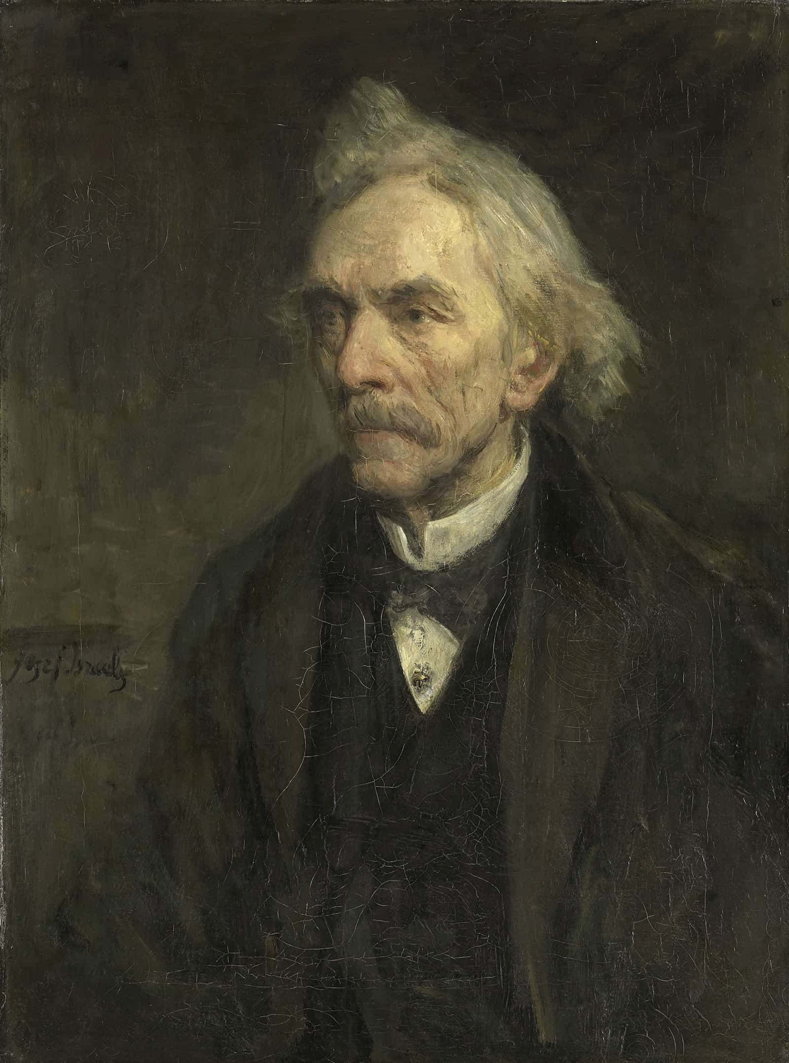 Louis Jacques Veltman Actor by Jozef Israels