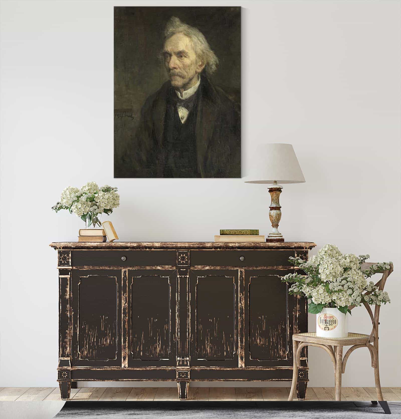Louis Jacques Veltman Actor by Jozef Israels - Image 4