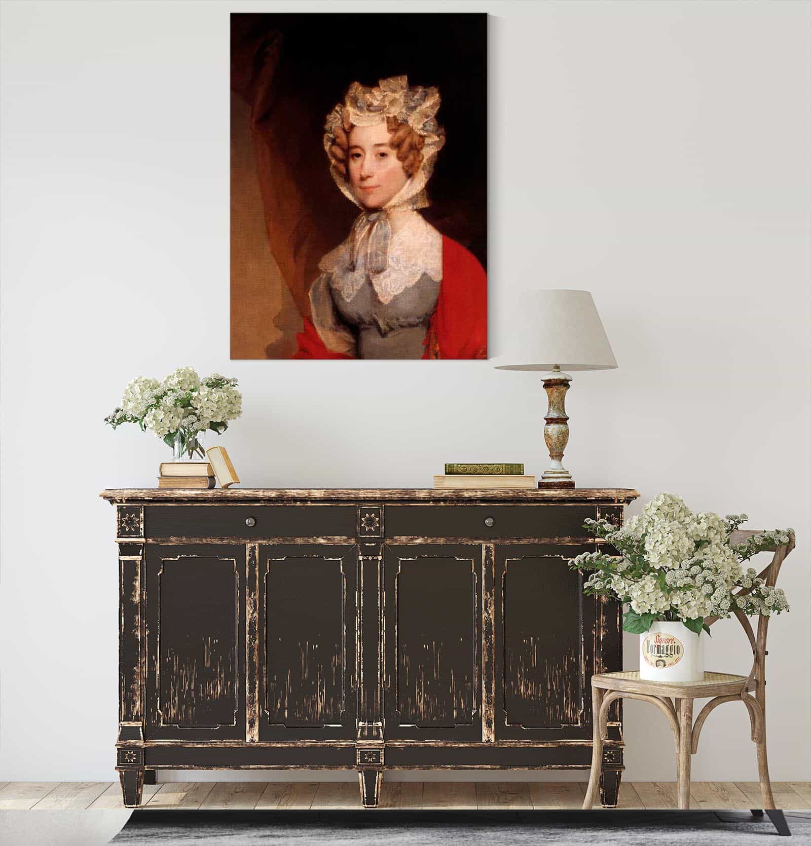 Louisa Catherine Johnson Adams Mrs John Quincy Adams by Gilbert Stuart - Image 4