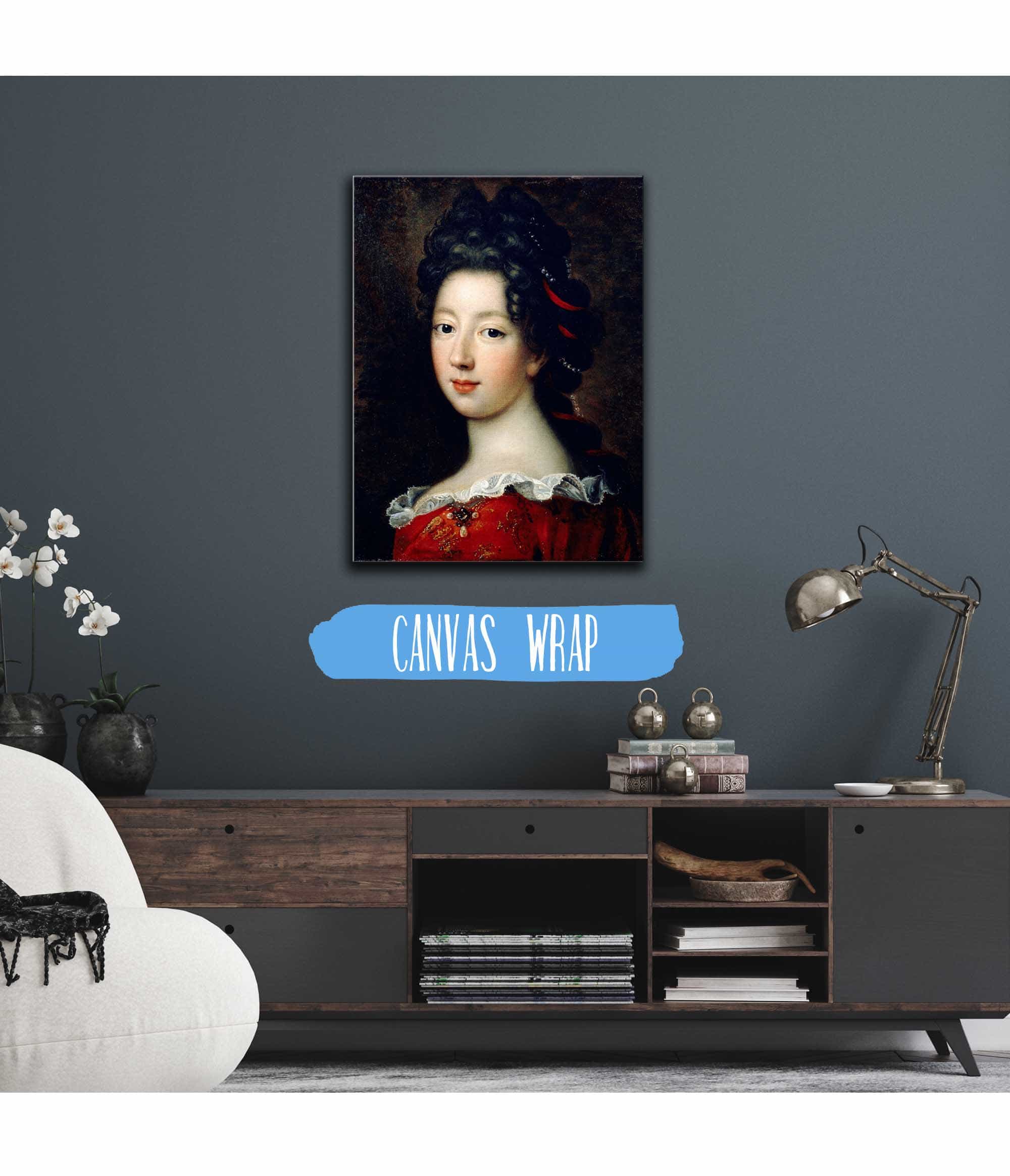 Louise Francoise De Bourbon Mademoiselle De Nantes From Until by Jean Francois De Troy - Image 3
