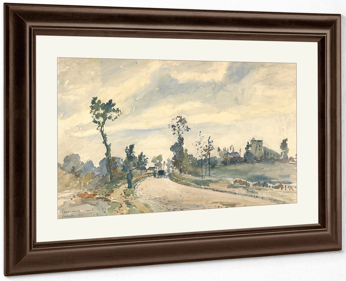 Louveciennes Route De Saint Germain By Camille Pissarro - Image 5