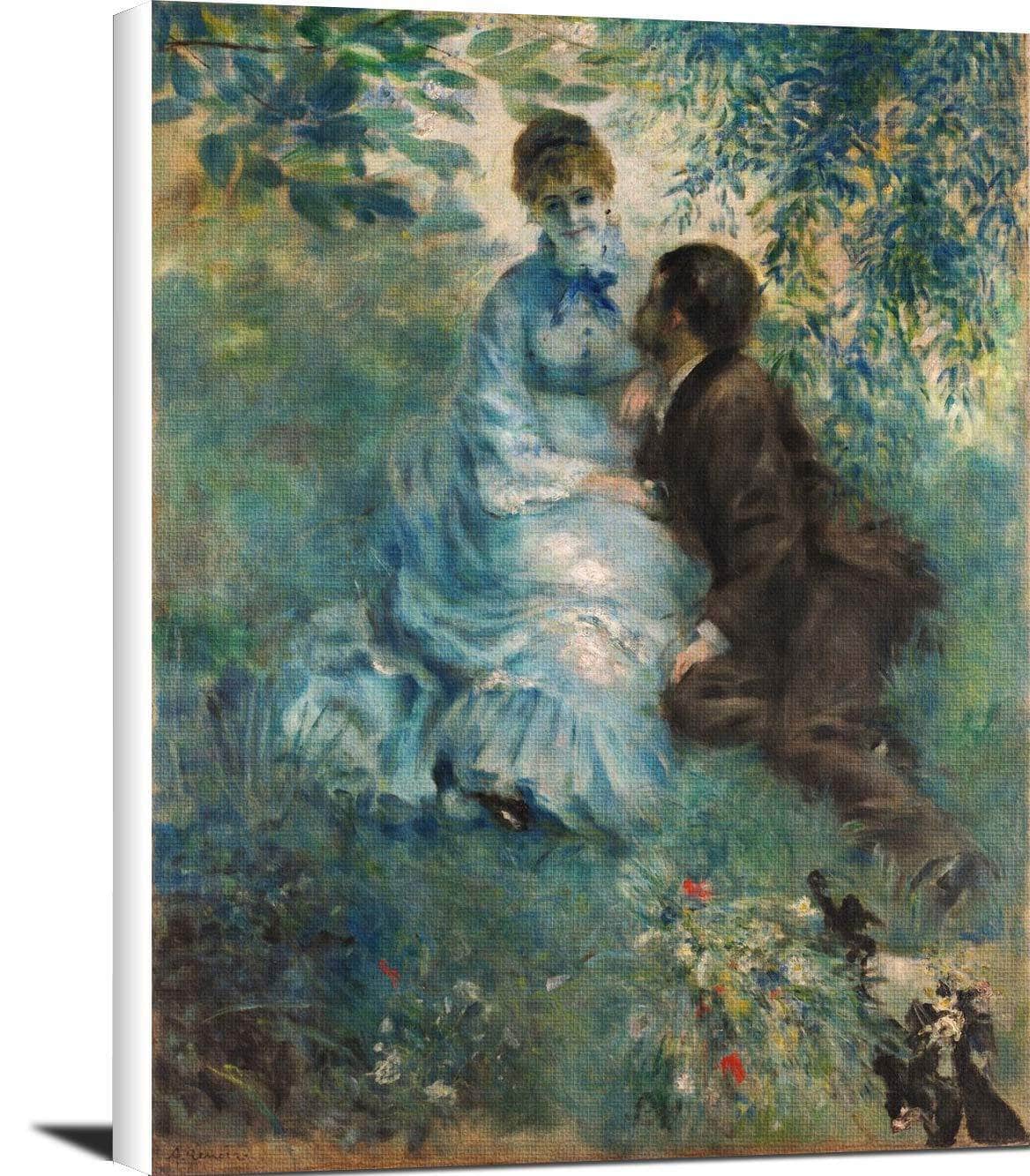 Lovers Painting Auguste Renoir Canvas Art