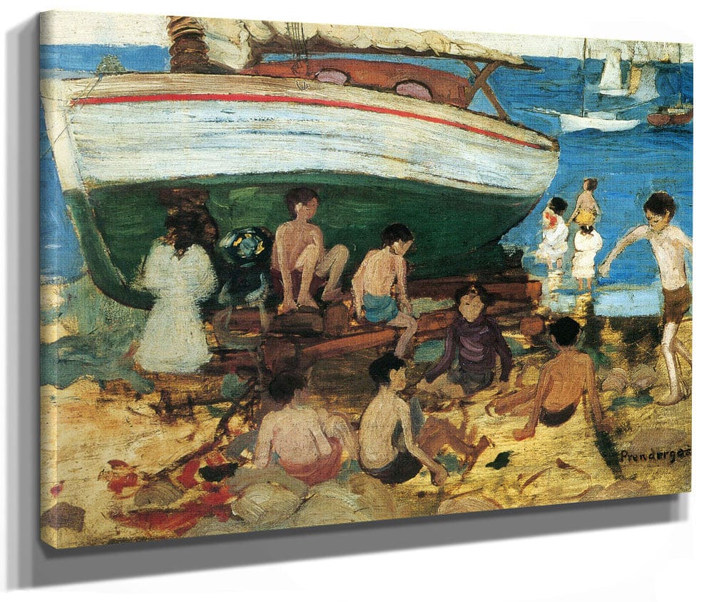 Low Tide 1895 1897 By Maurice Prendergast