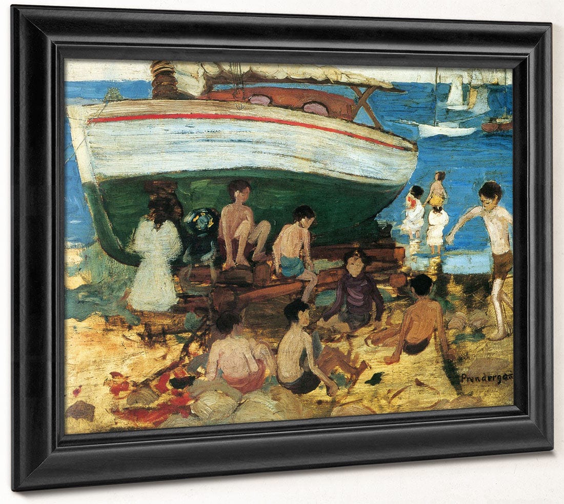 Low Tide 1895 1897 By Maurice Prendergast - Image 8