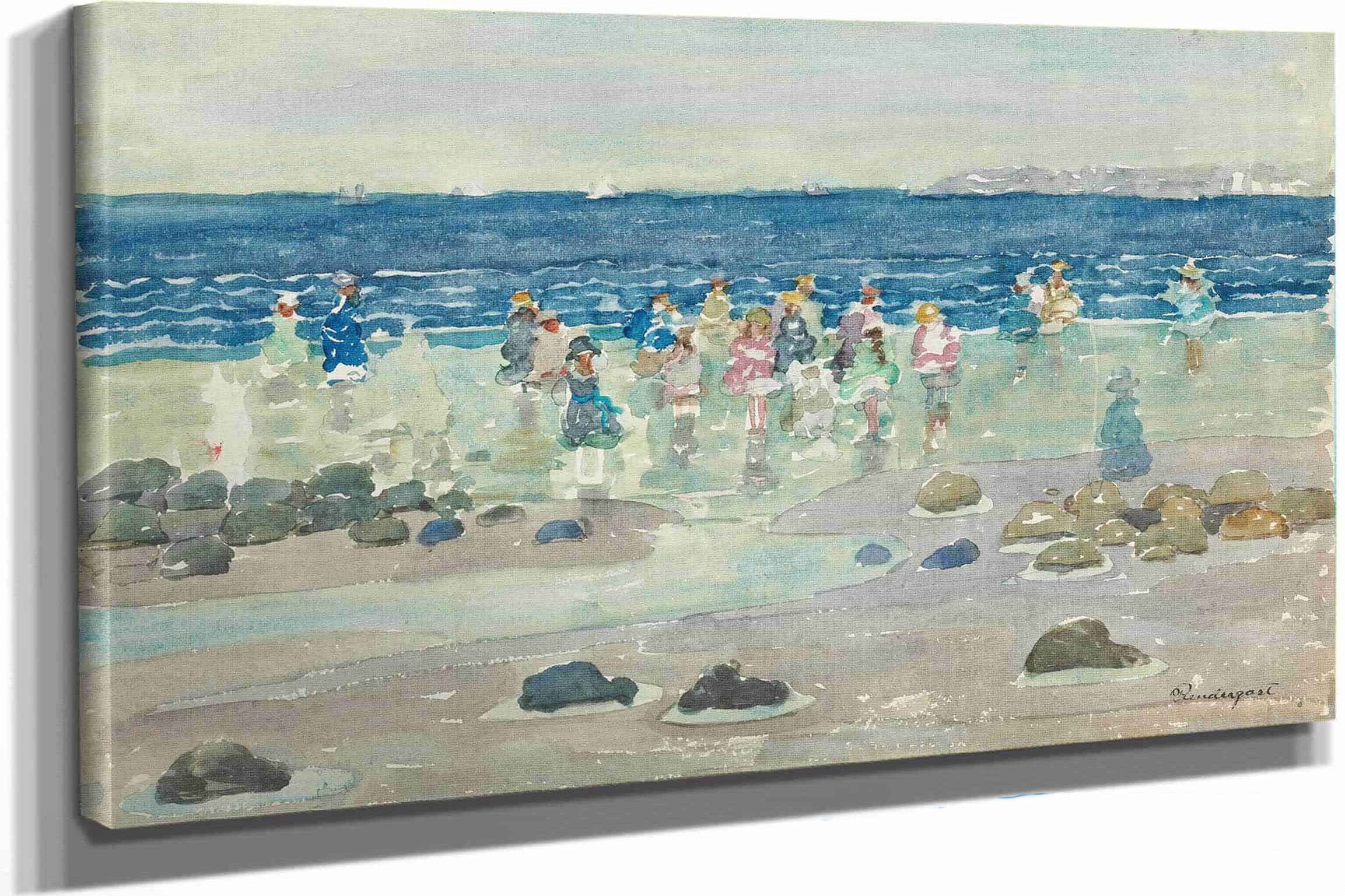 Low Tide by Maurice Prendergast - Image 2