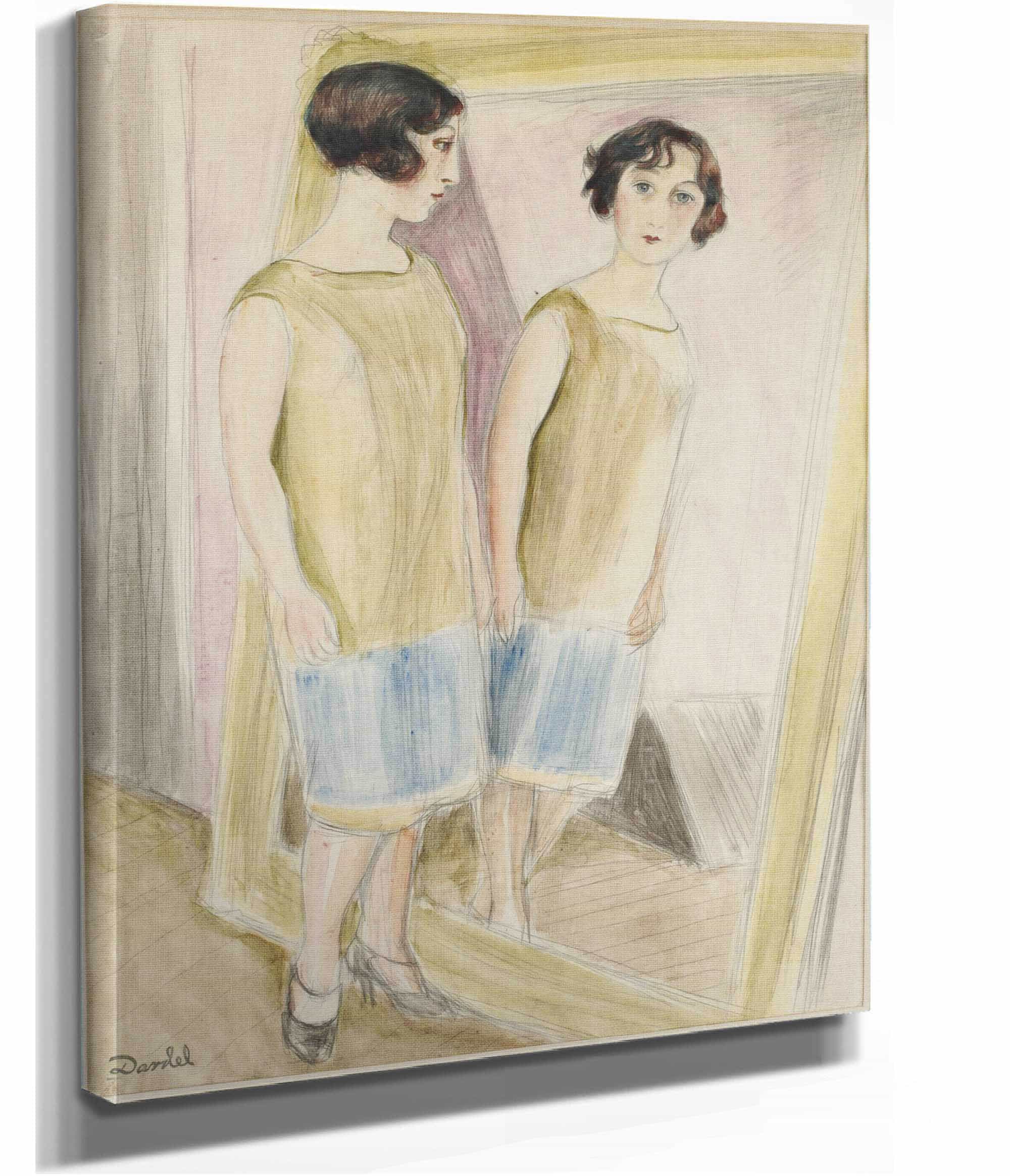 Lucienne Vid Spegeln by Nils Dardel - Image 2