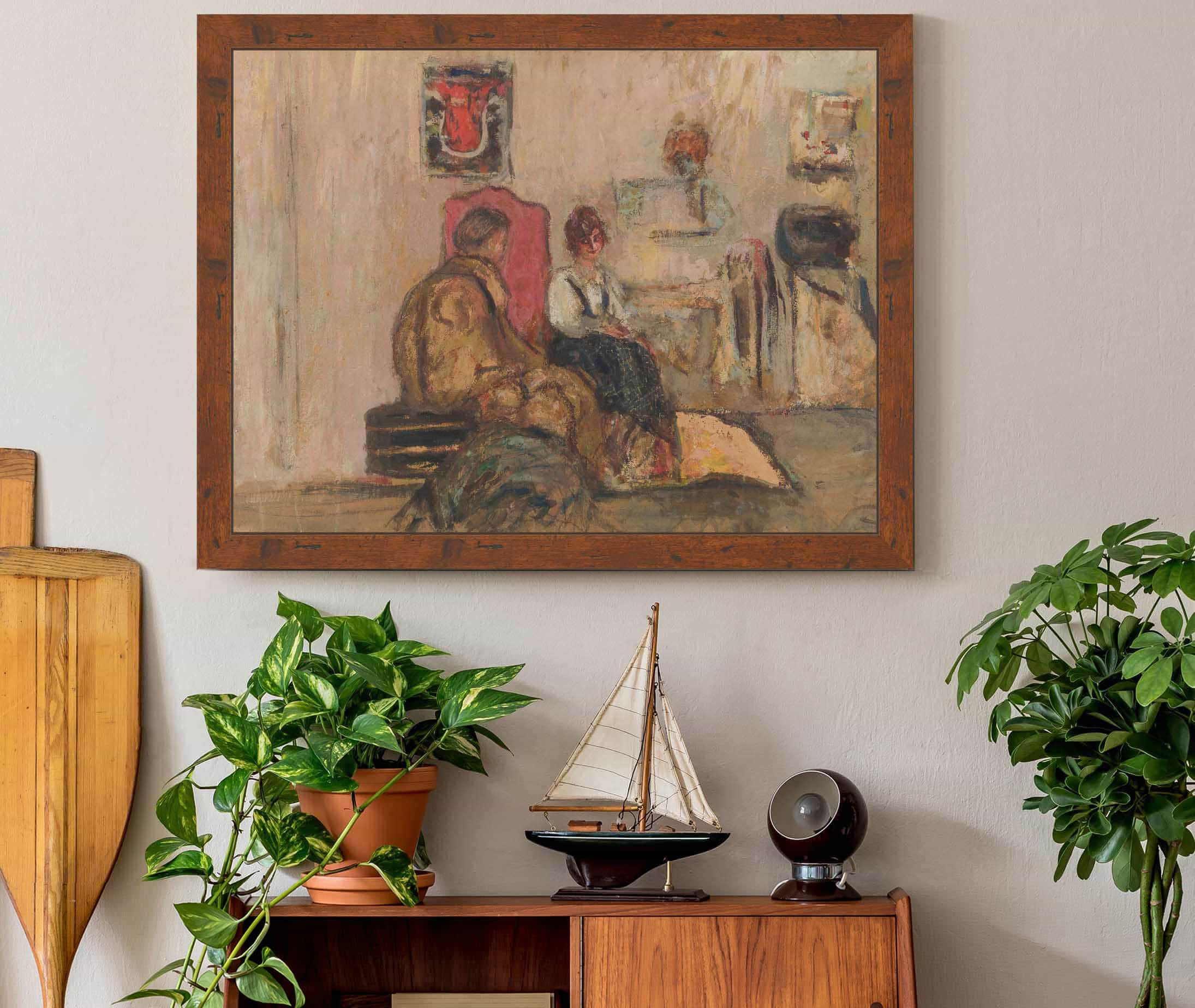 Lucy Hessel Et Jeanne Strauss Aux Etincelles by Edouard Vuillard - Image 3
