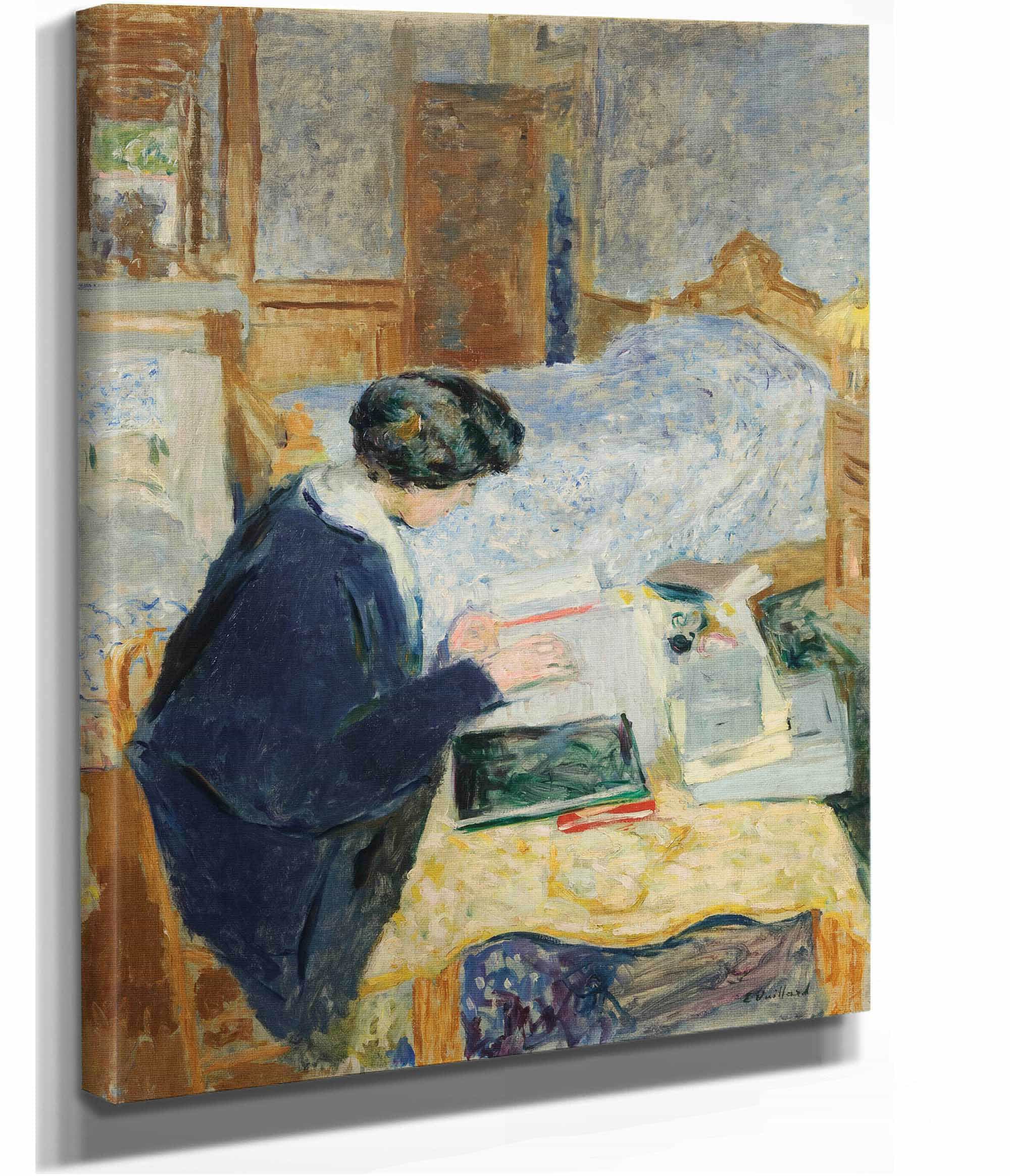 Lucy Hessel Reading Lucy Hessel Lisant by Edouard Vuillard - Image 2