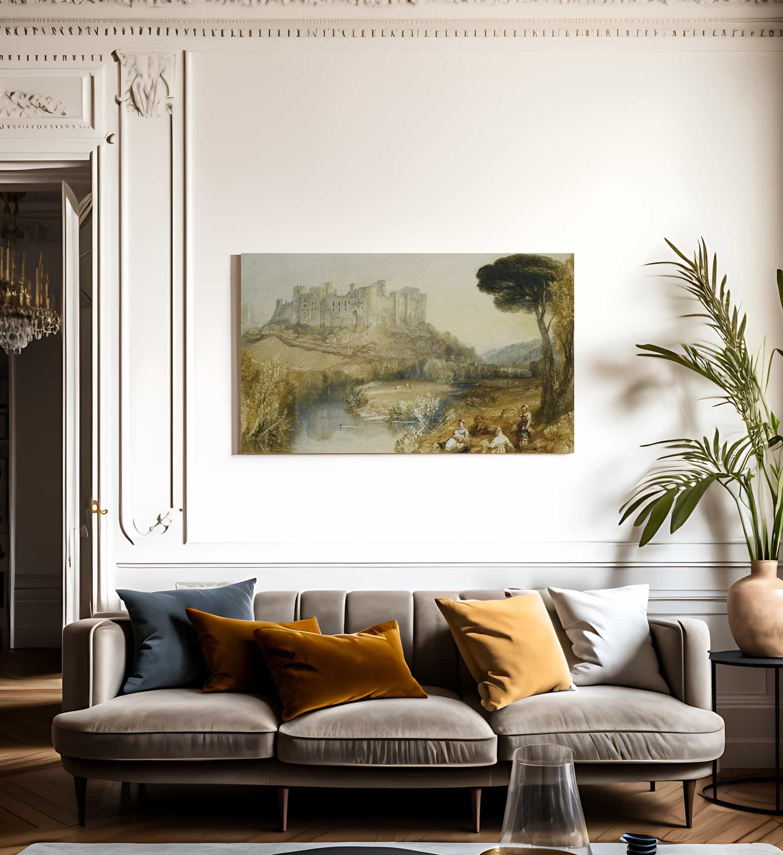 Ludlow Castle By Joseph Mallord William Turner - Image 3