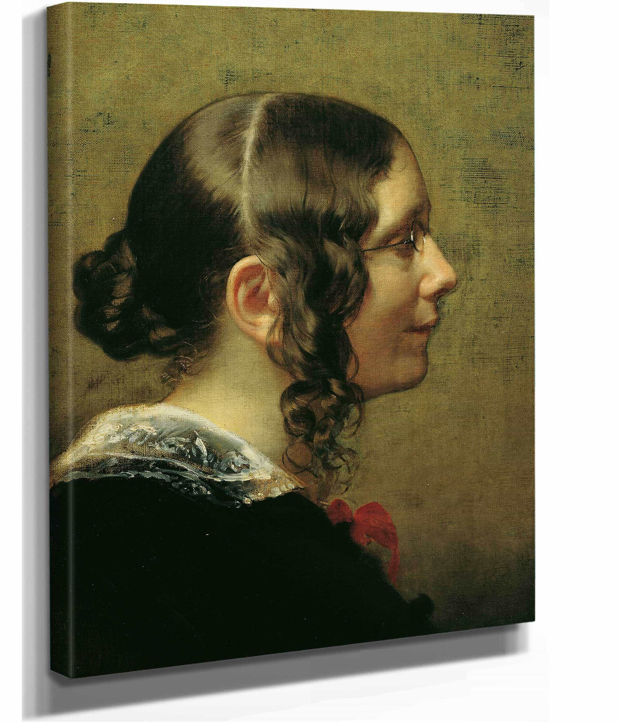 Luise Pfeiffer Nathusius by Friedrich Von Amerling - Image 2