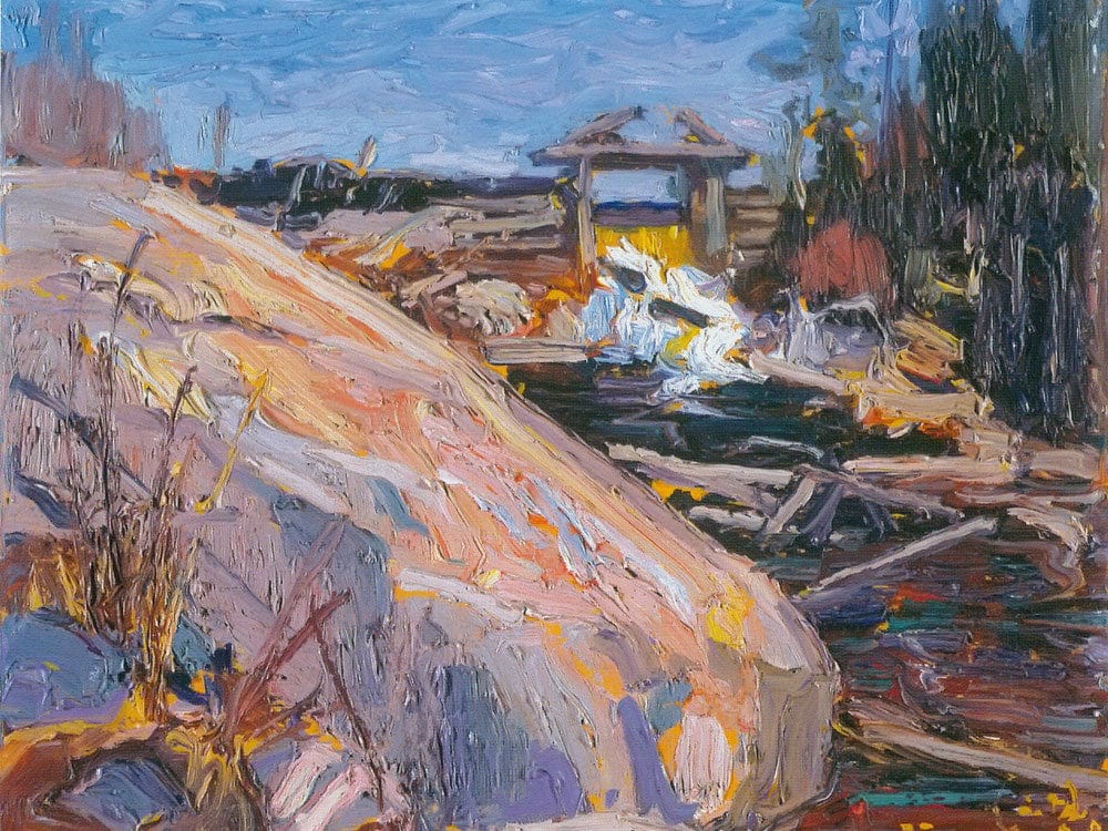 Lumber Dam By Tom Thomson - Image 7
