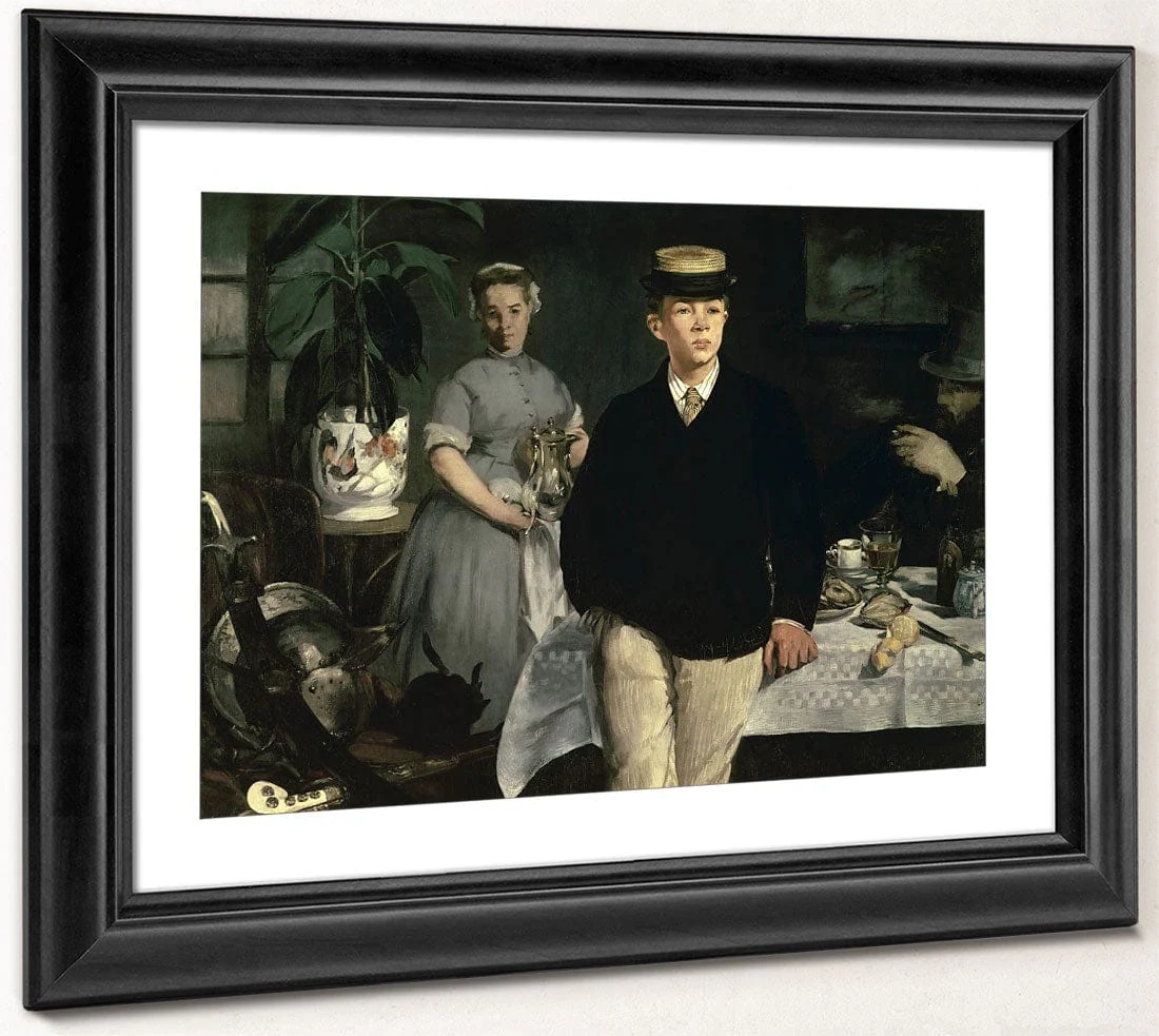 Luncheon In The Studio By Edouard Manet - Image 4