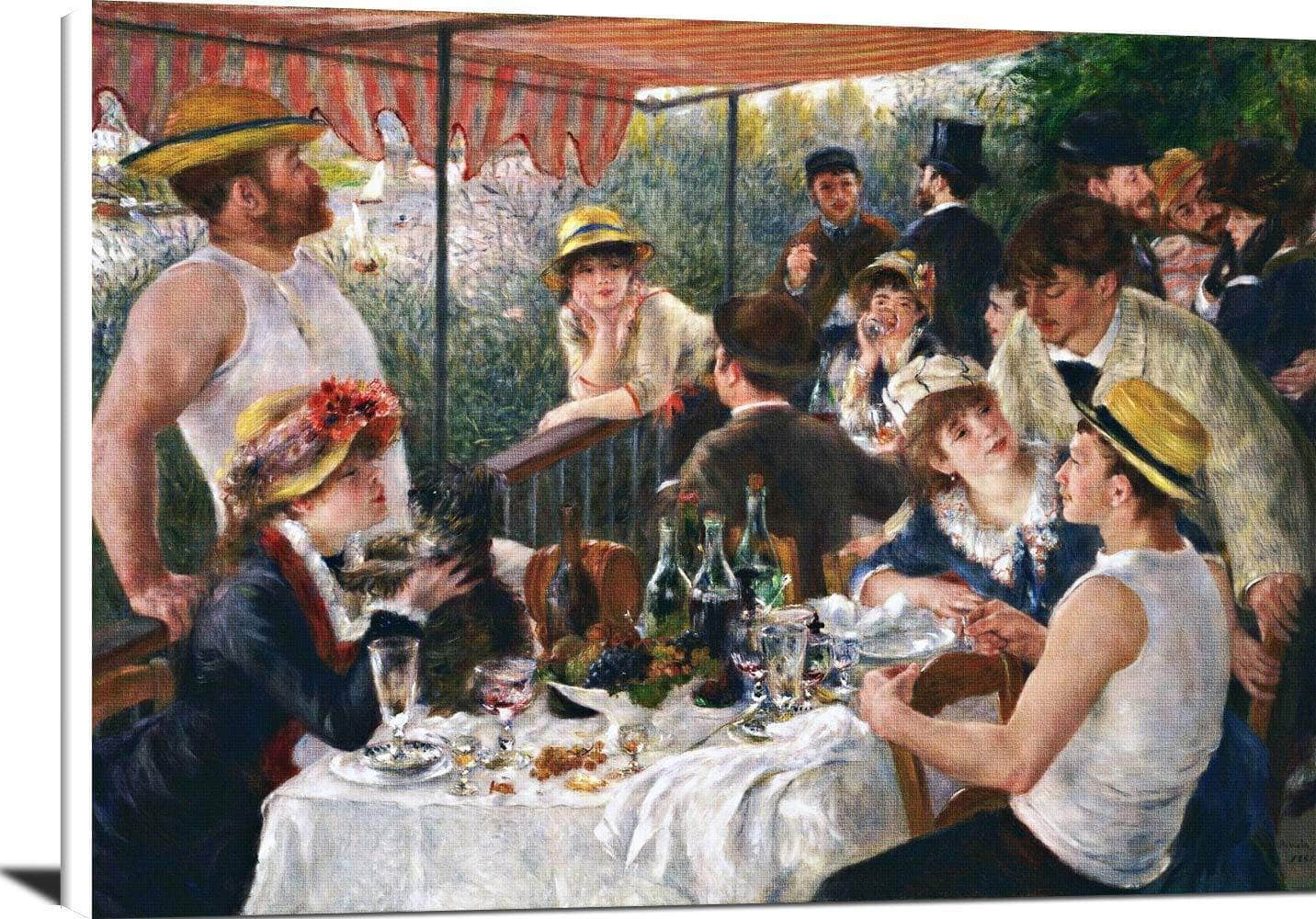 Luncheon Of The Boating Party Painting Auguste Renoir Canvas Art