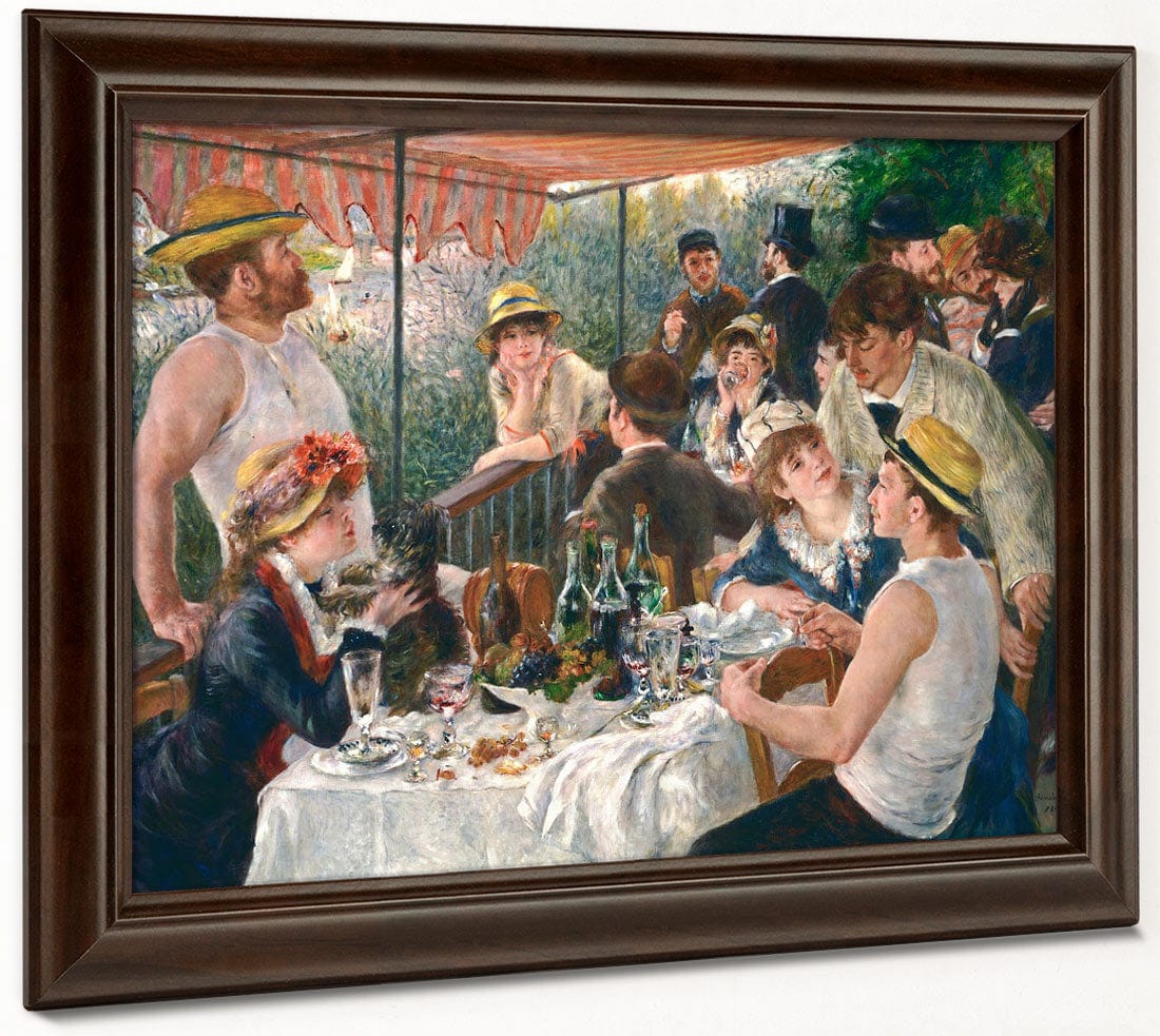 Luncheon Of The Boating Party By Pierre Auguste Renoir - Image 6