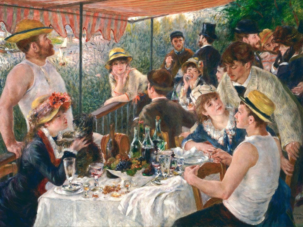 Luncheon Of The Boating Party By Pierre Auguste Renoir - Image 7