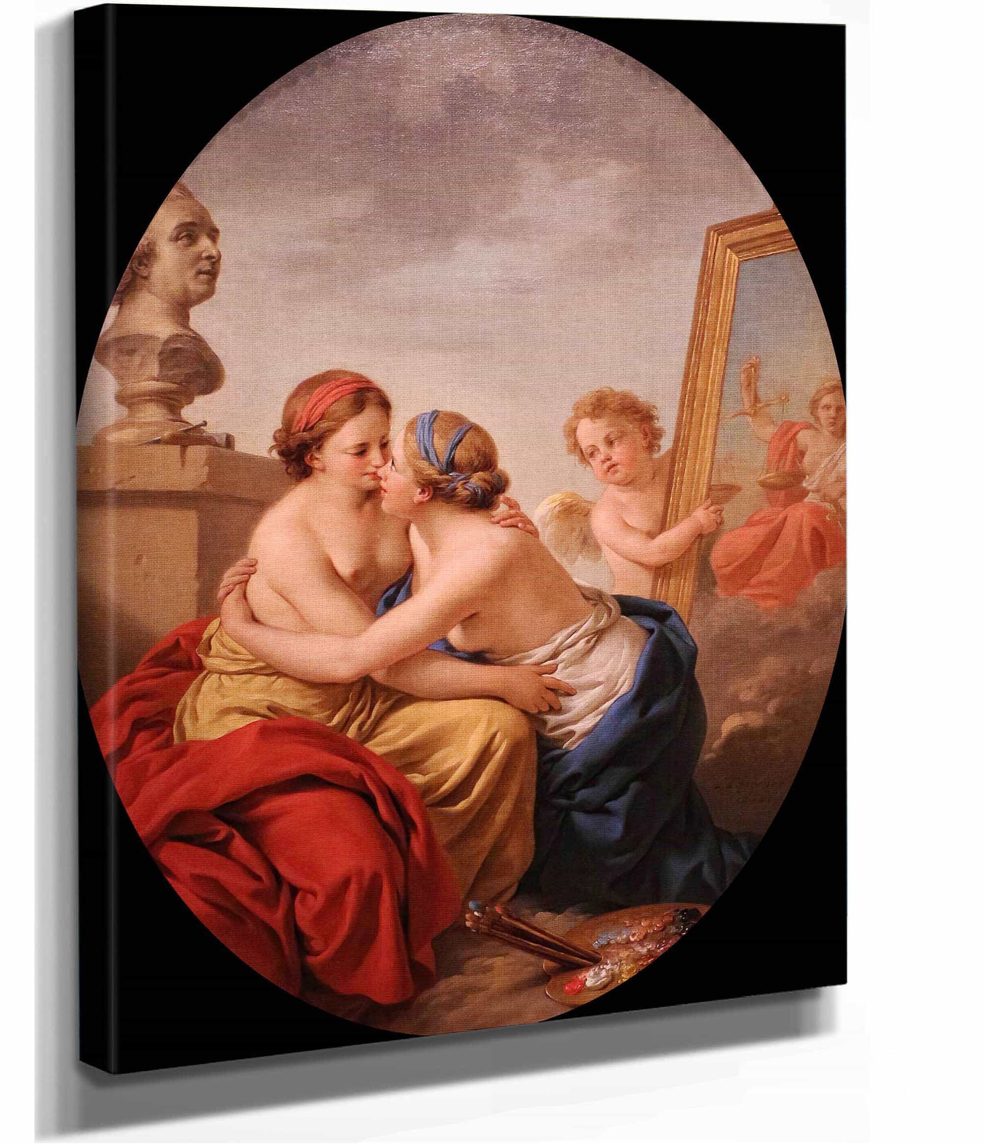 Lunione Di Pittura E Scultura by Louis Jean Francois Lagrenee - Image 2
