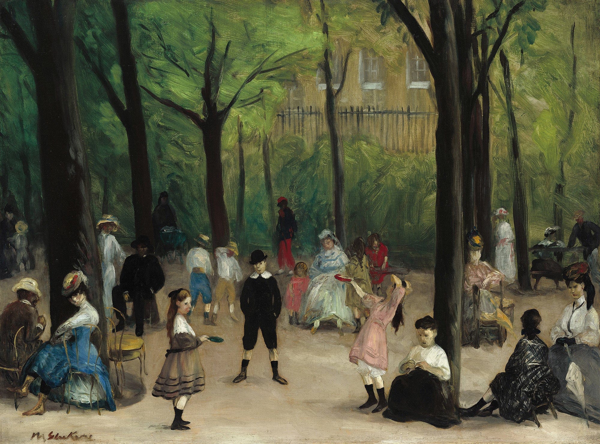 Luxembourg Gardens by William James Glackens