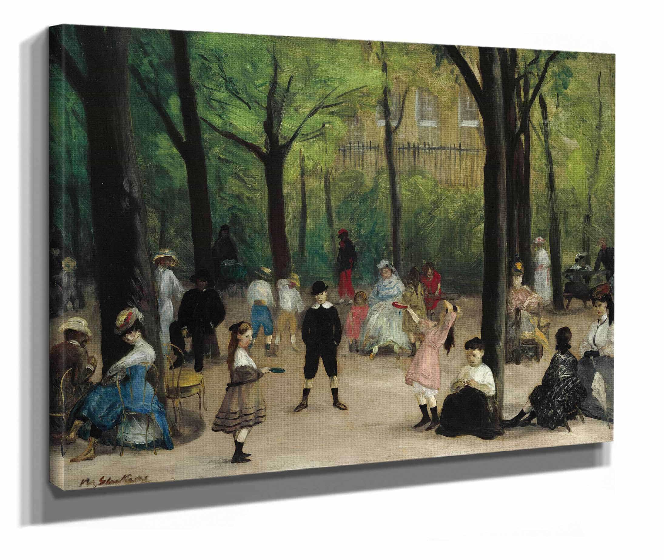 Luxembourg Gardens by William James Glackens - Image 2