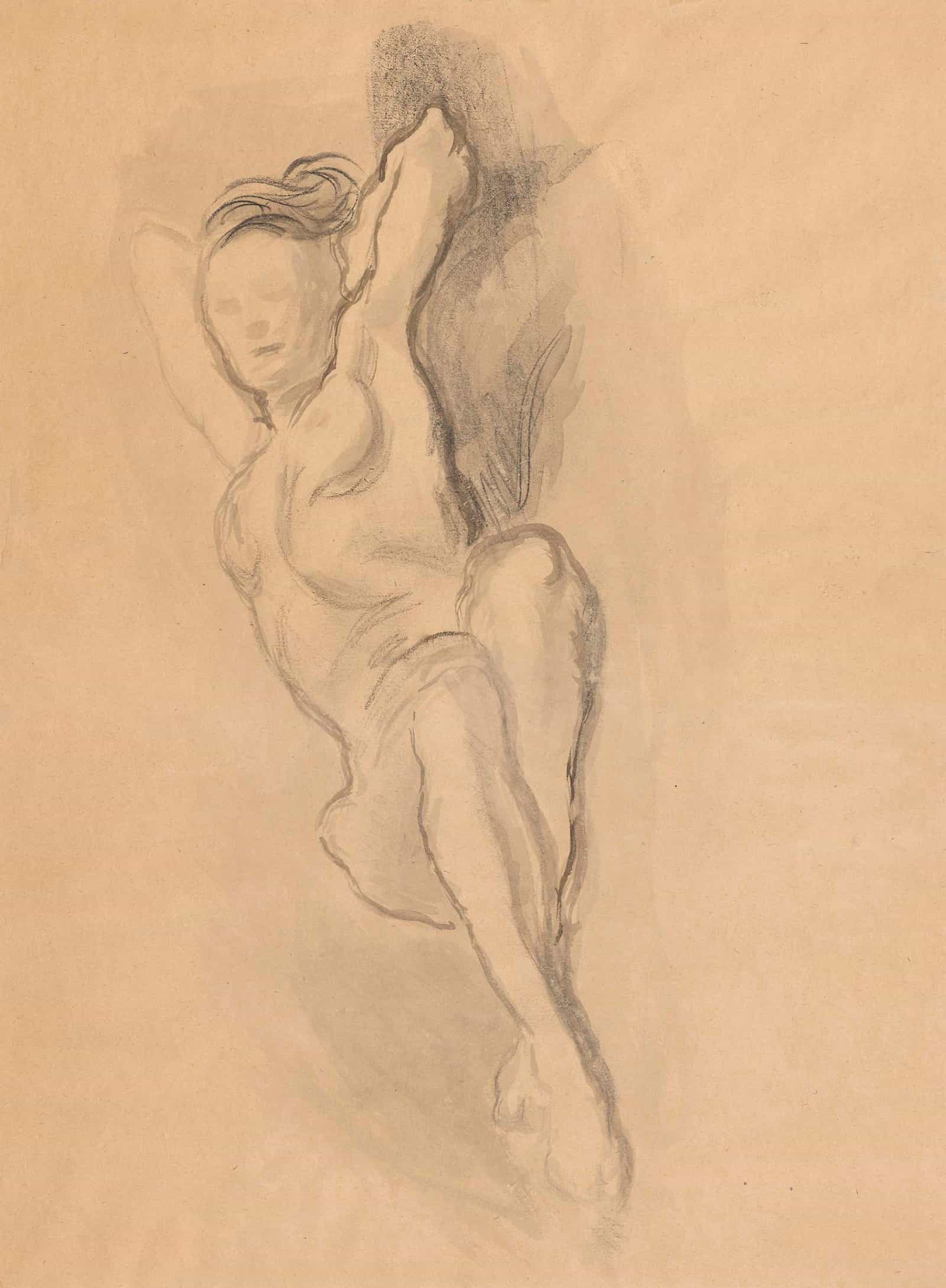 Lying Nude by Zygmunt Waliszewski
