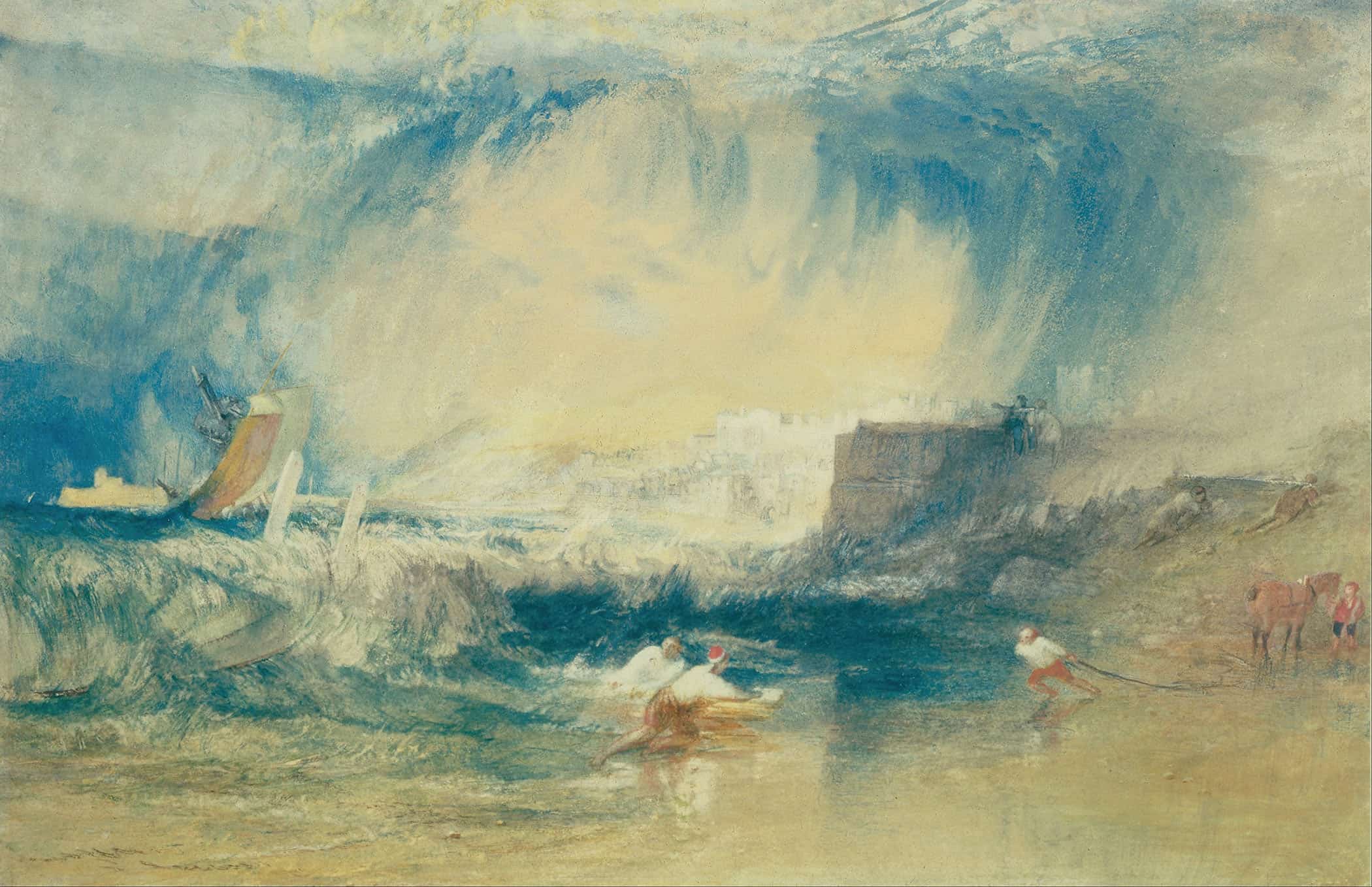 Lyme Regis Dorsetshire England by Joseph Mallord William Turner - Image 2