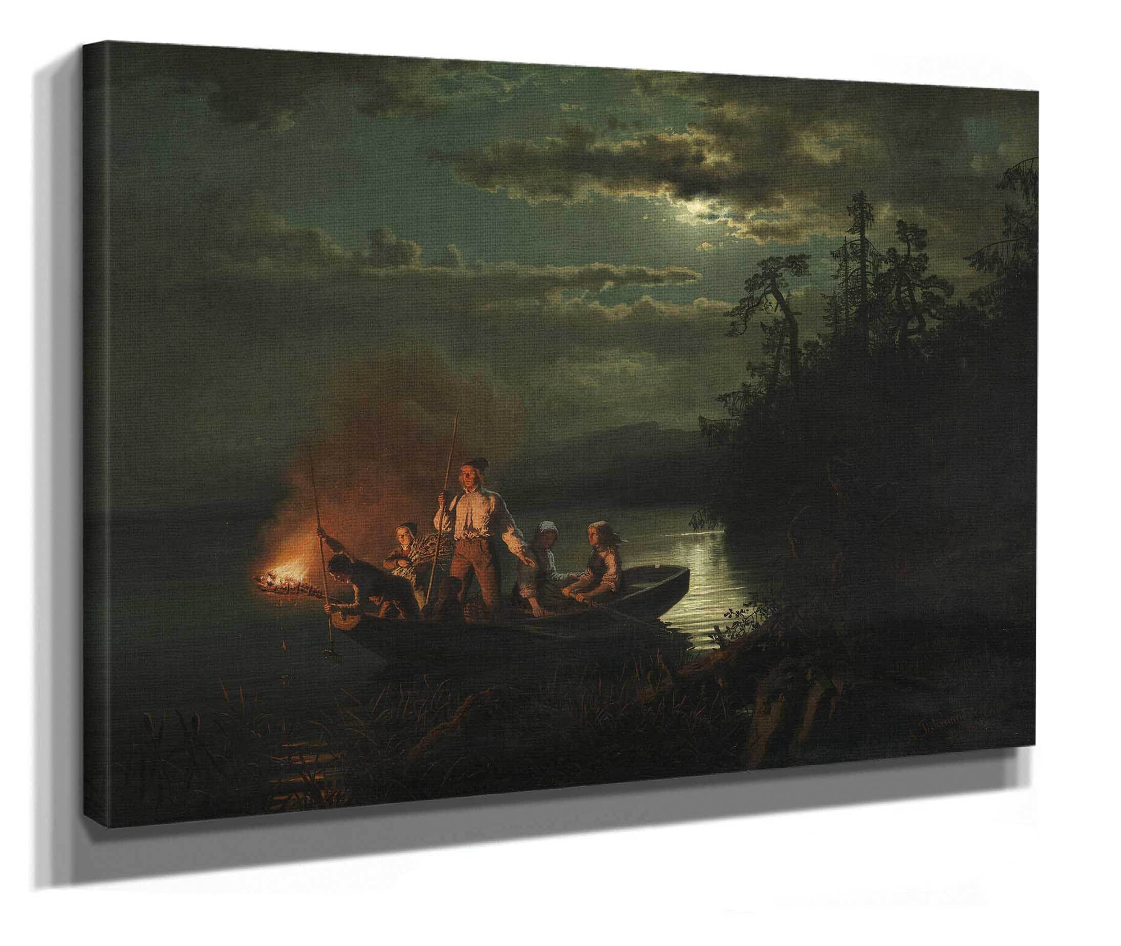 Lystring Pa Kroderen by Adolph Tidemand - Image 2