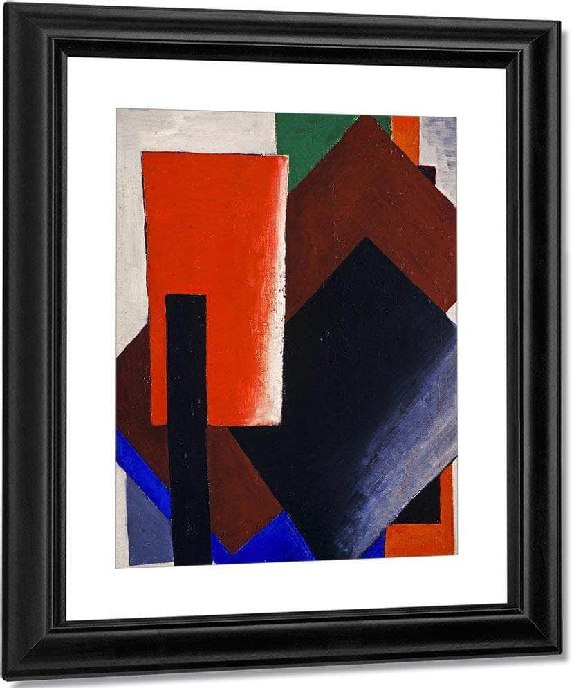 Lyubov Popova Painterly Architectonic 1916 Oil On Board Scottish National Gallery Of Modern Art Edinburgh By Liubov Popova - Image 3