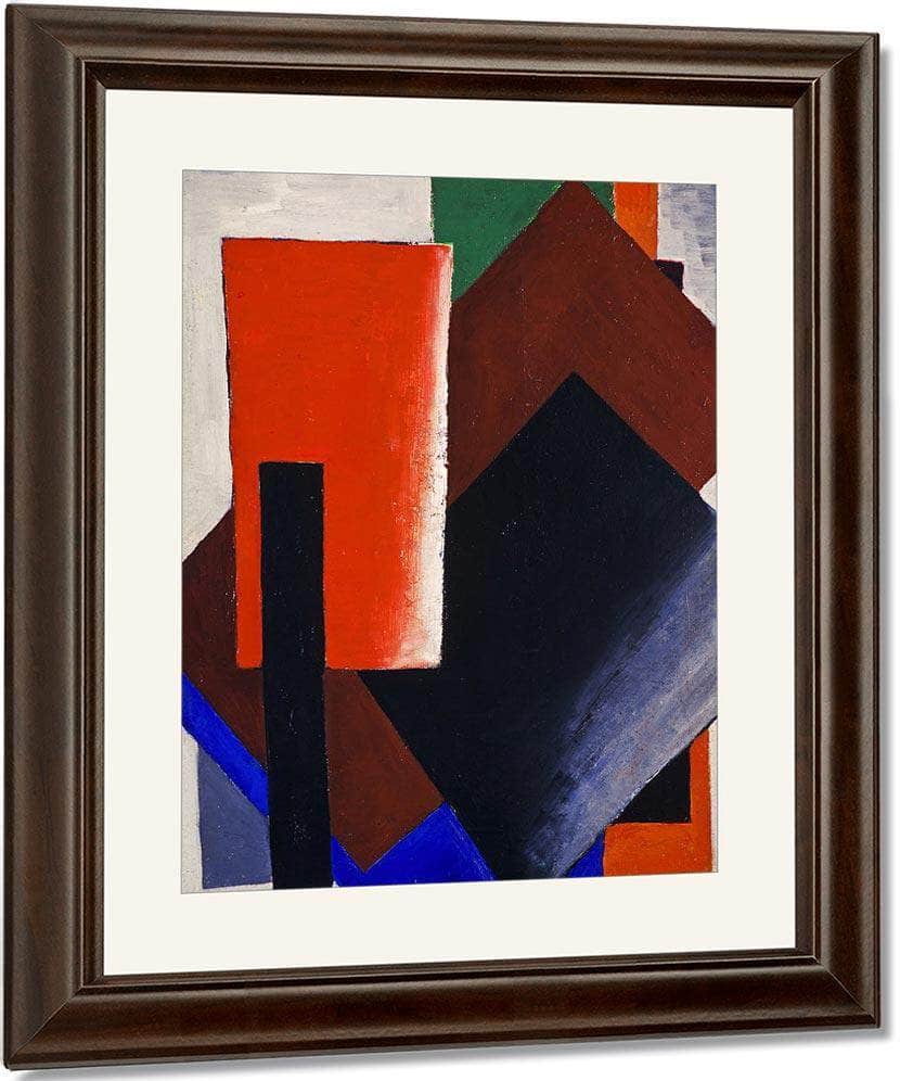 Lyubov Popova Painterly Architectonic 1916 Oil On Board Scottish National Gallery Of Modern Art Edinburgh By Liubov Popova - Image 4